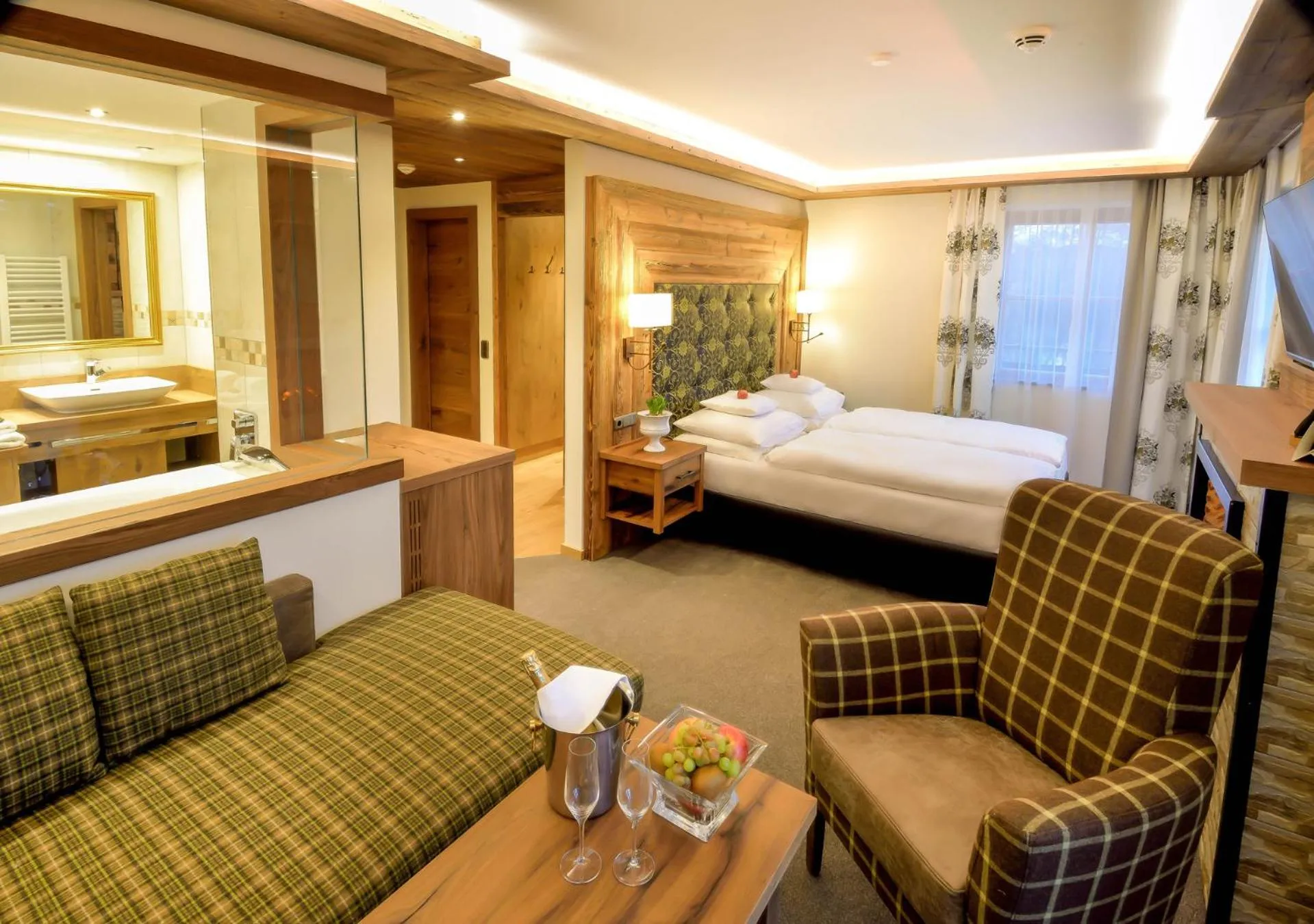 Photo of the whole room, Bed in Natur- & Wellnesshotel Brunner Hof