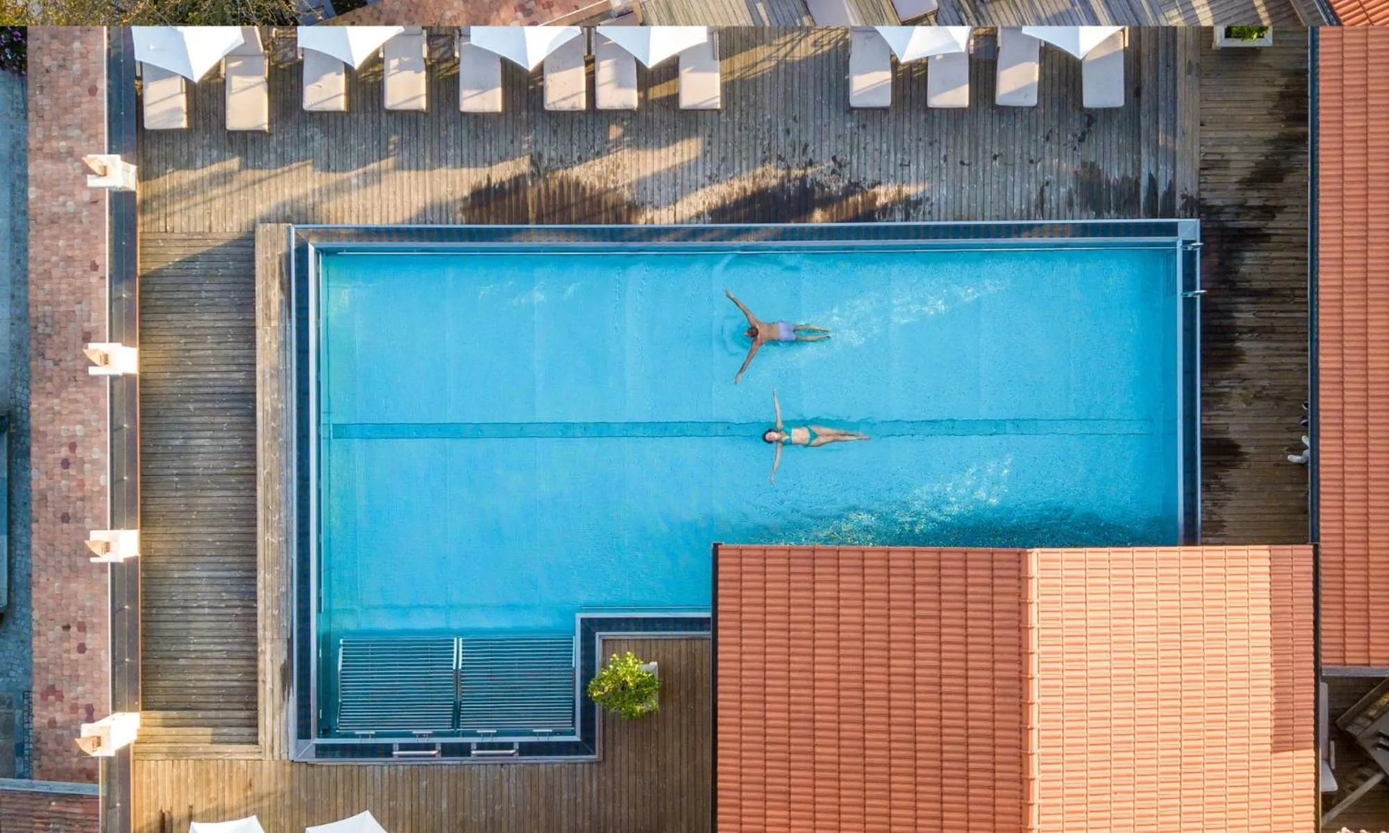 Swimming pool in Natur- & Wellnesshotel Brunner Hof