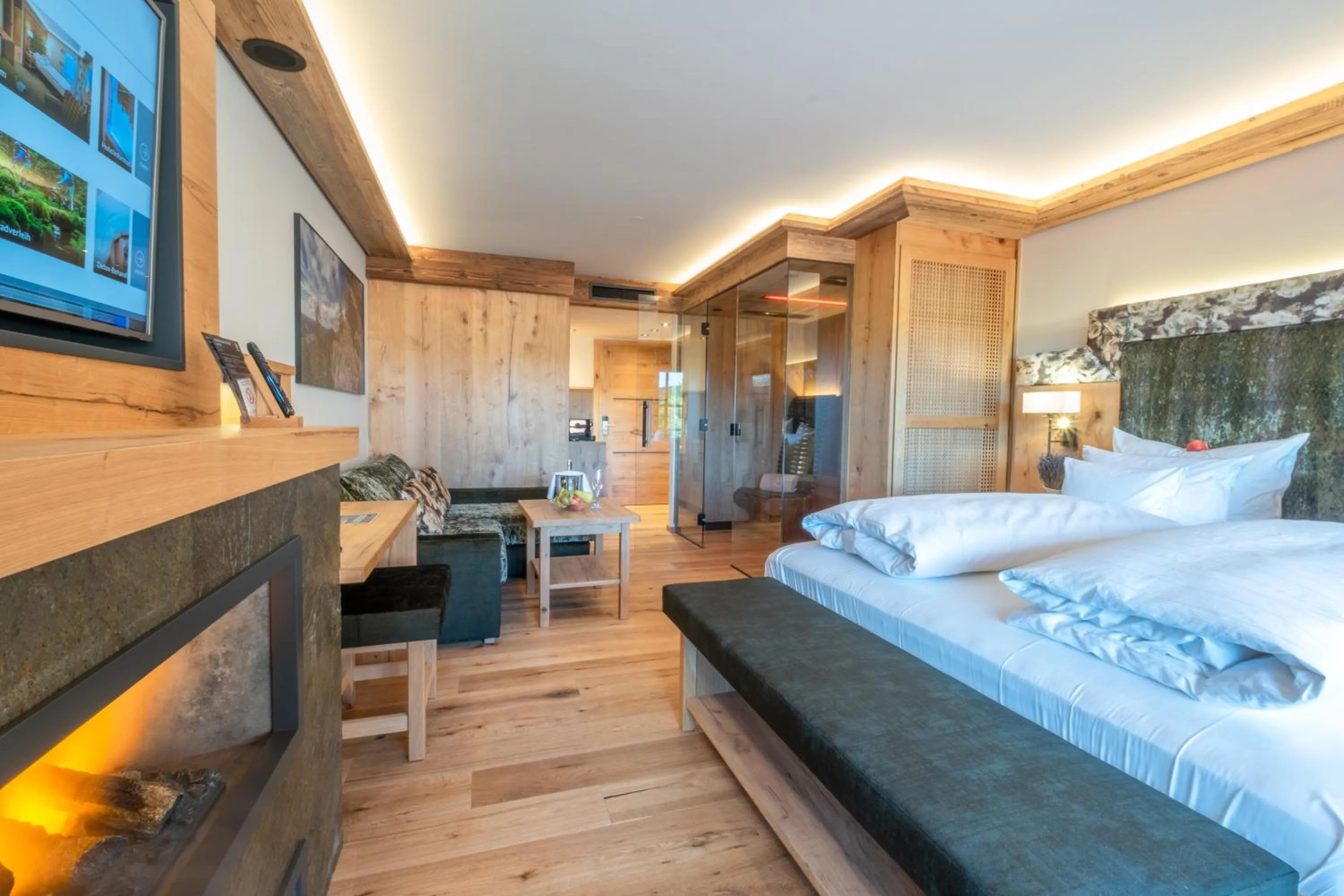 Photo of the whole room, Bed in Natur- & Wellnesshotel Brunner Hof