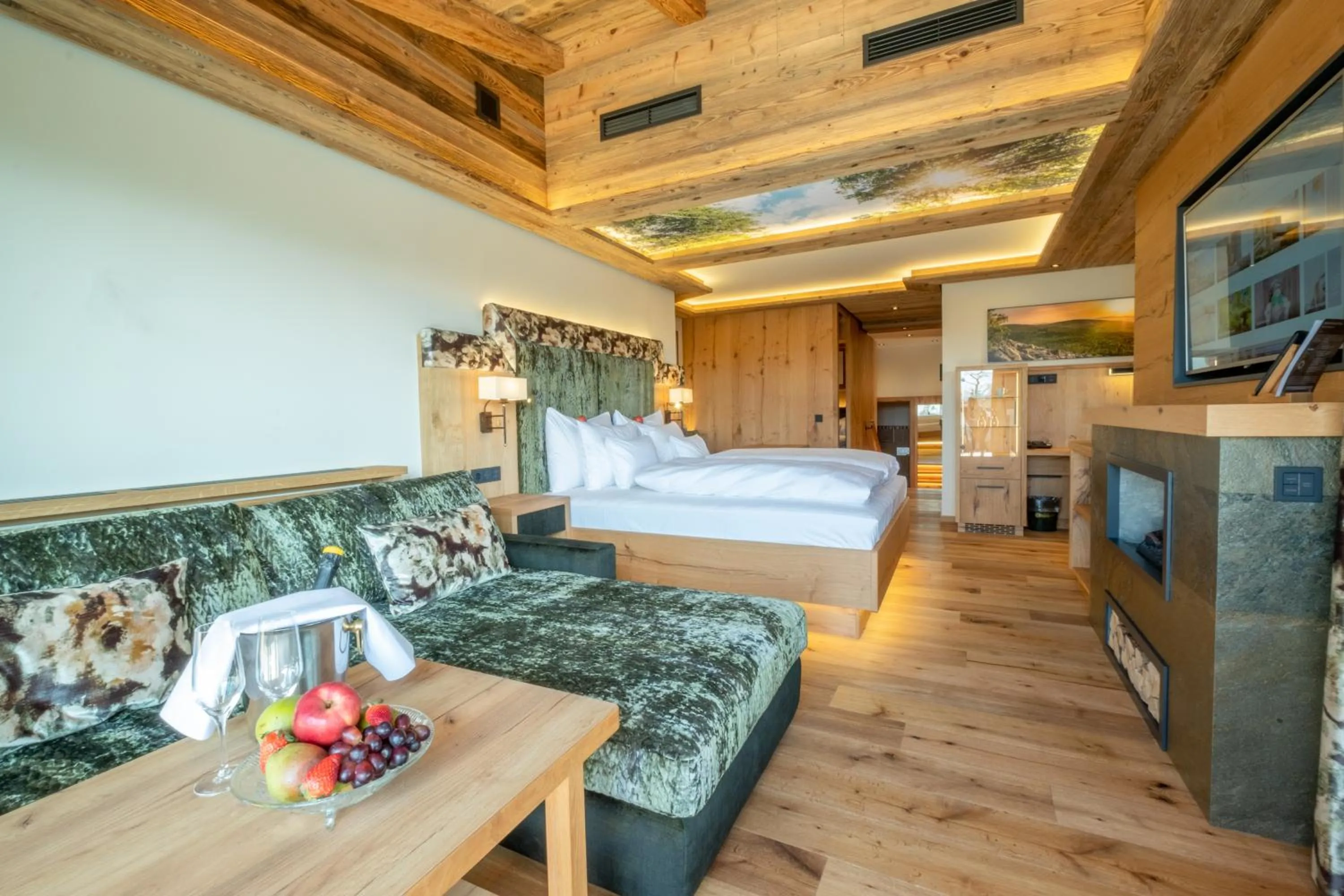 Photo of the whole room, Bed in Natur- & Wellnesshotel Brunner Hof