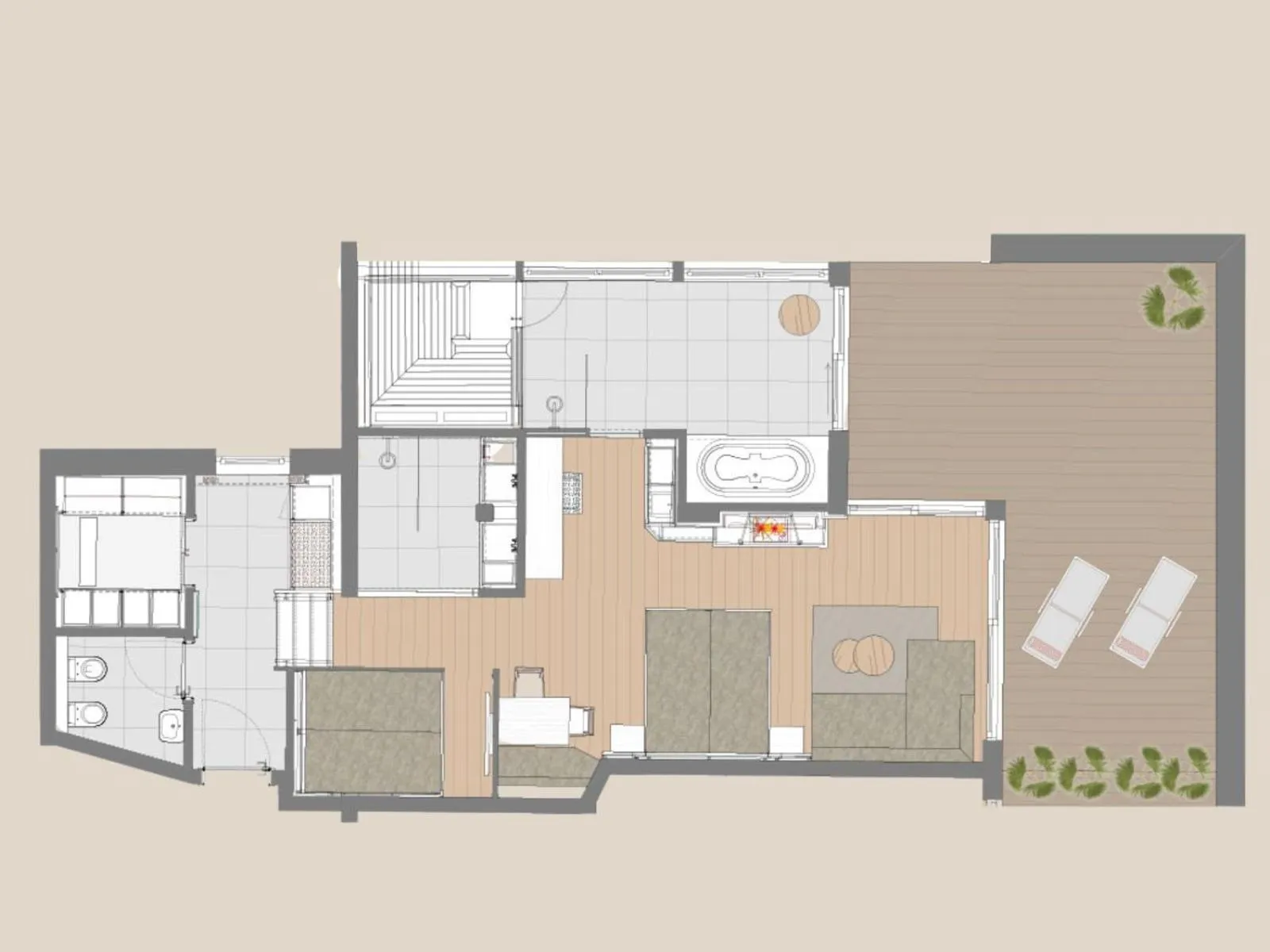 Floor plan in Natur- & Wellnesshotel Brunner Hof