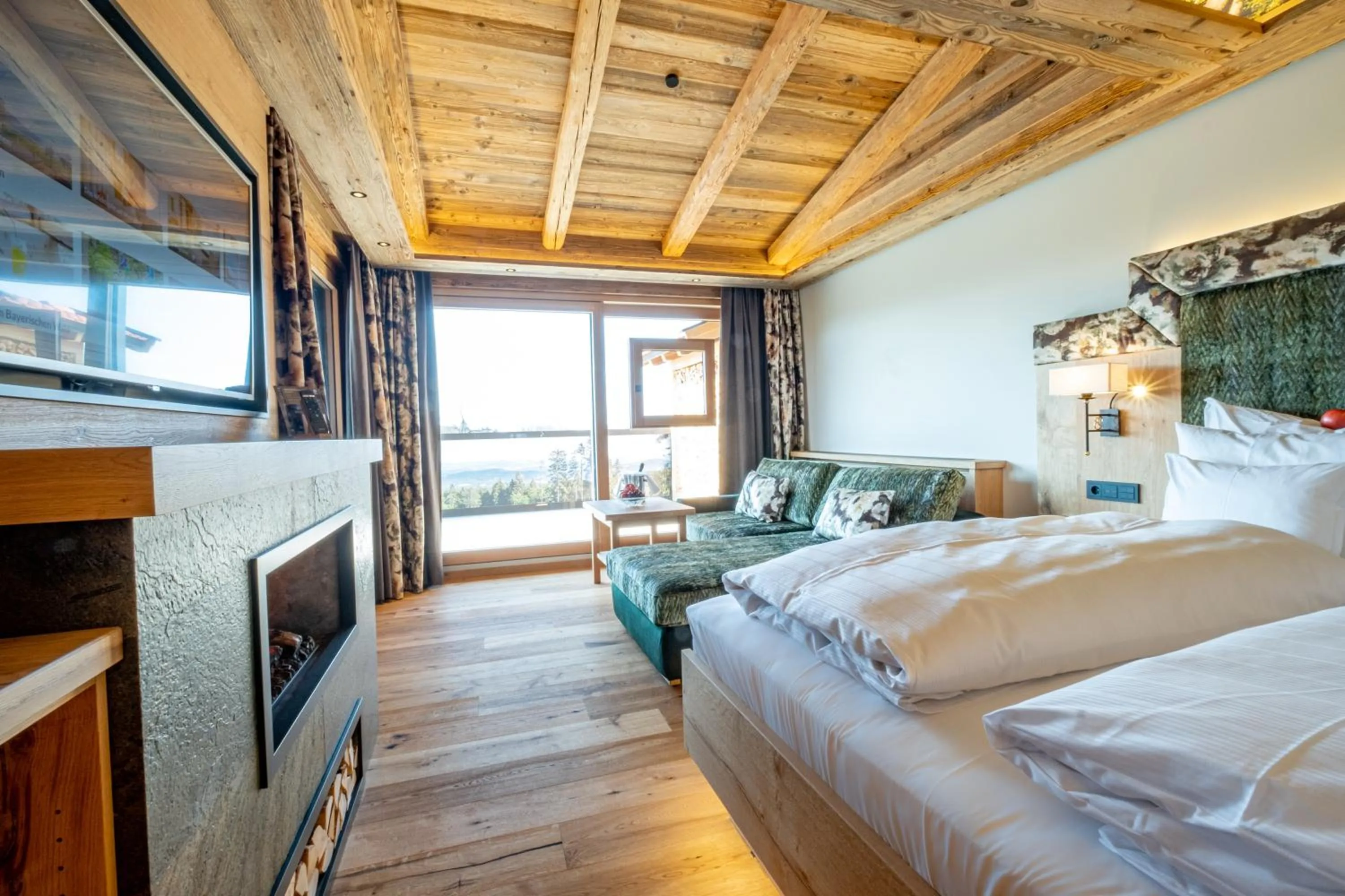 Photo of the whole room, Bed in Natur- & Wellnesshotel Brunner Hof