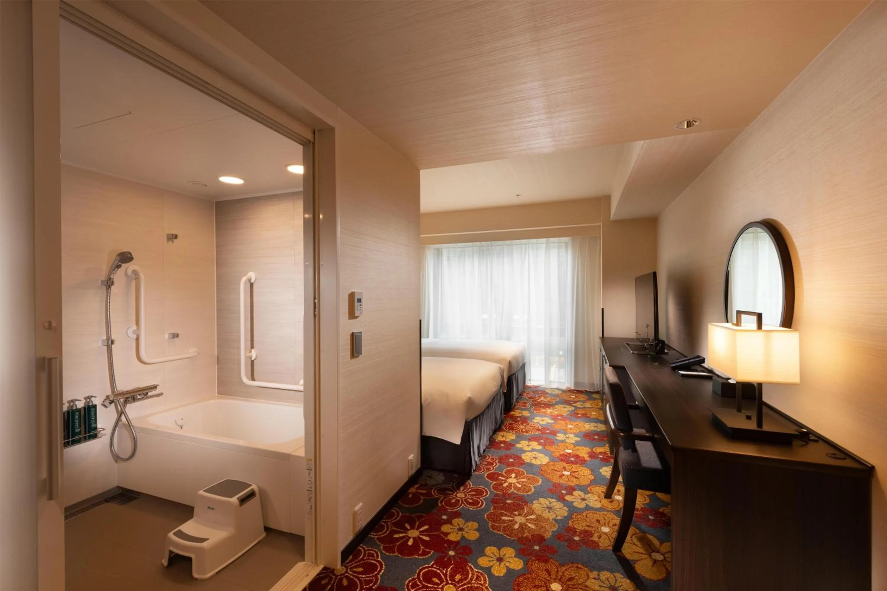 Bed in DoubleTree by Hilton Kyoto Station