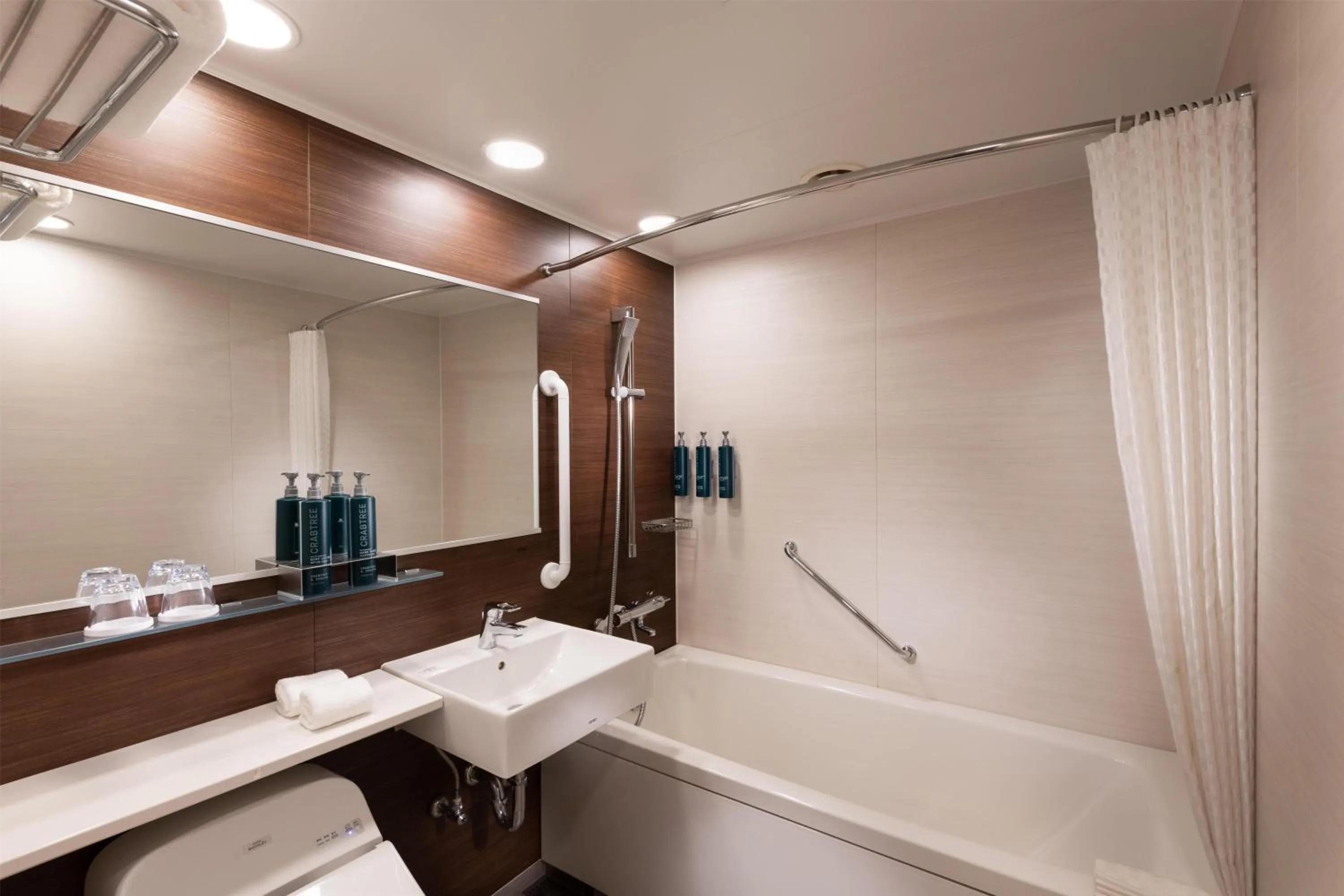 Bathroom in DoubleTree by Hilton Kyoto Station