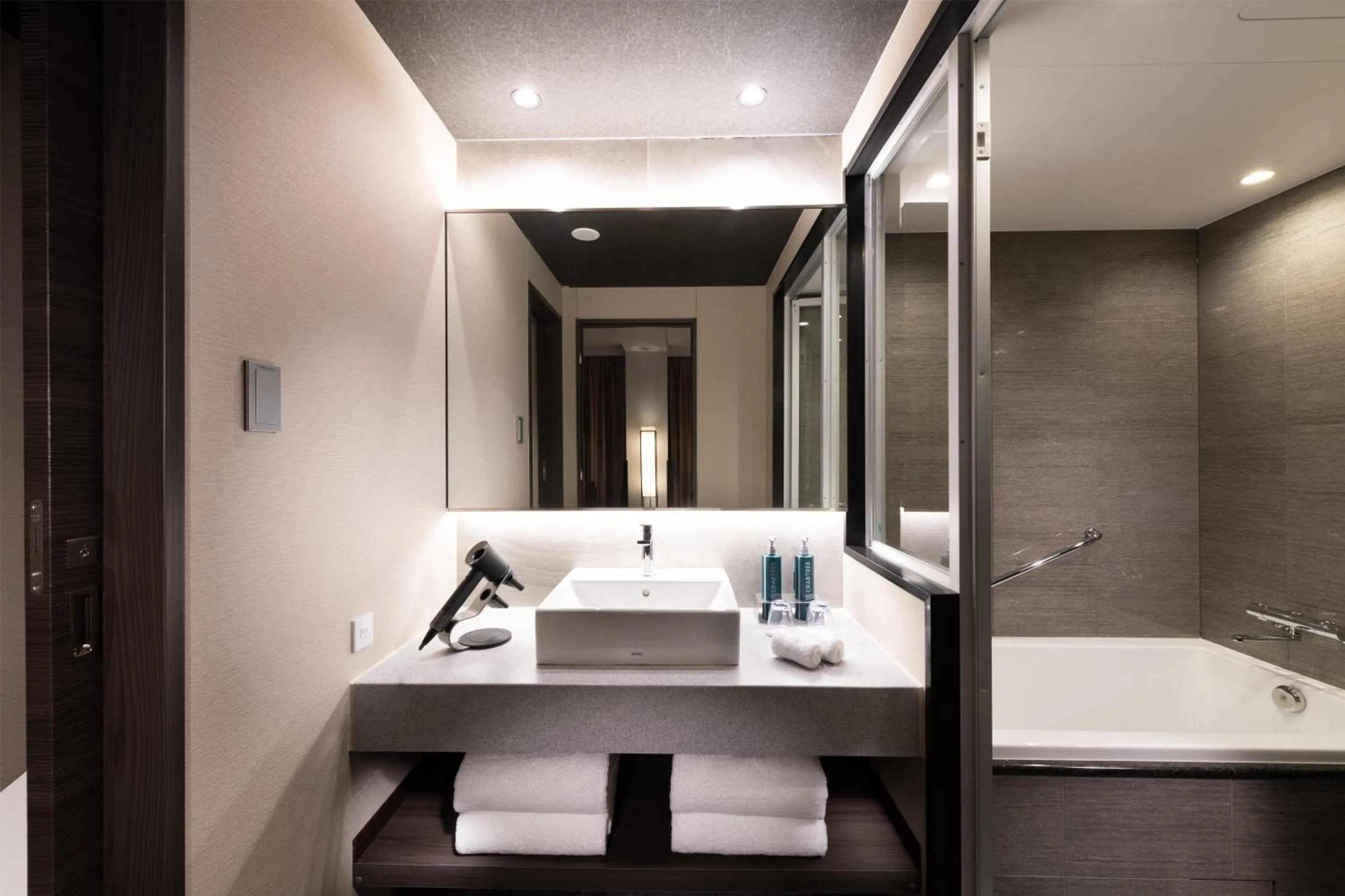 Bathroom in DoubleTree by Hilton Kyoto Station