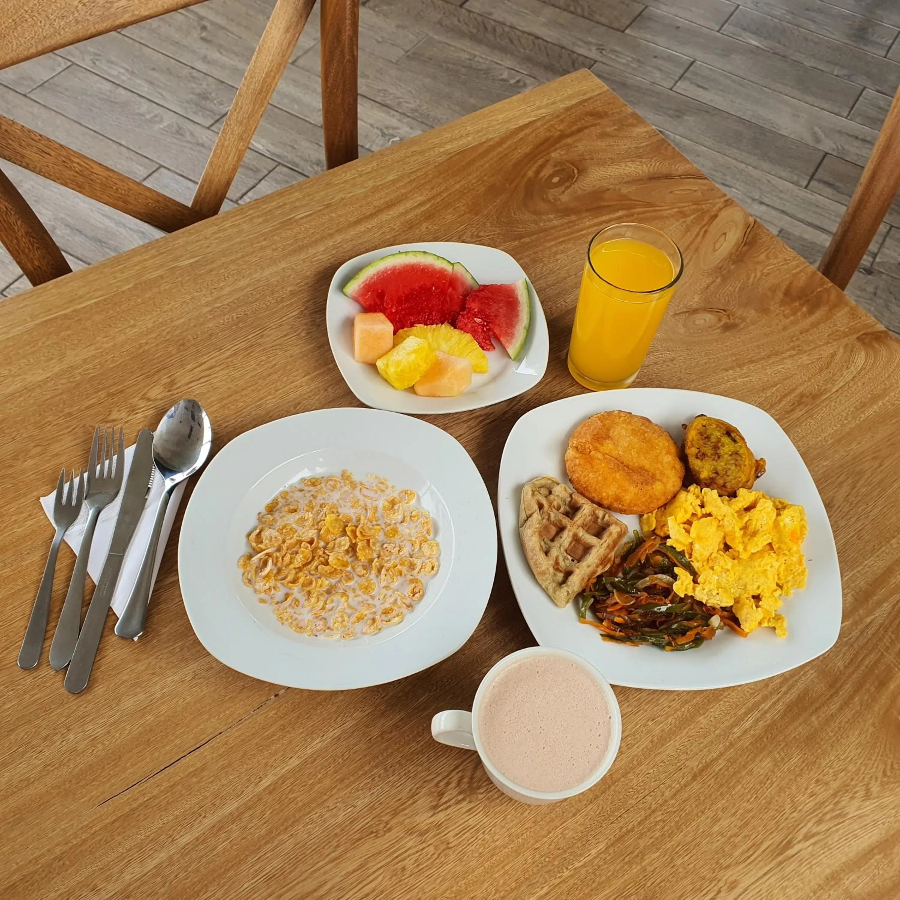 Breakfast in Hotel San Miguel Imperial