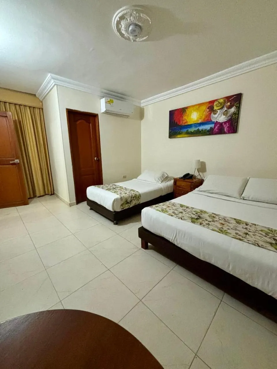 Bed in Hotel San Miguel Imperial