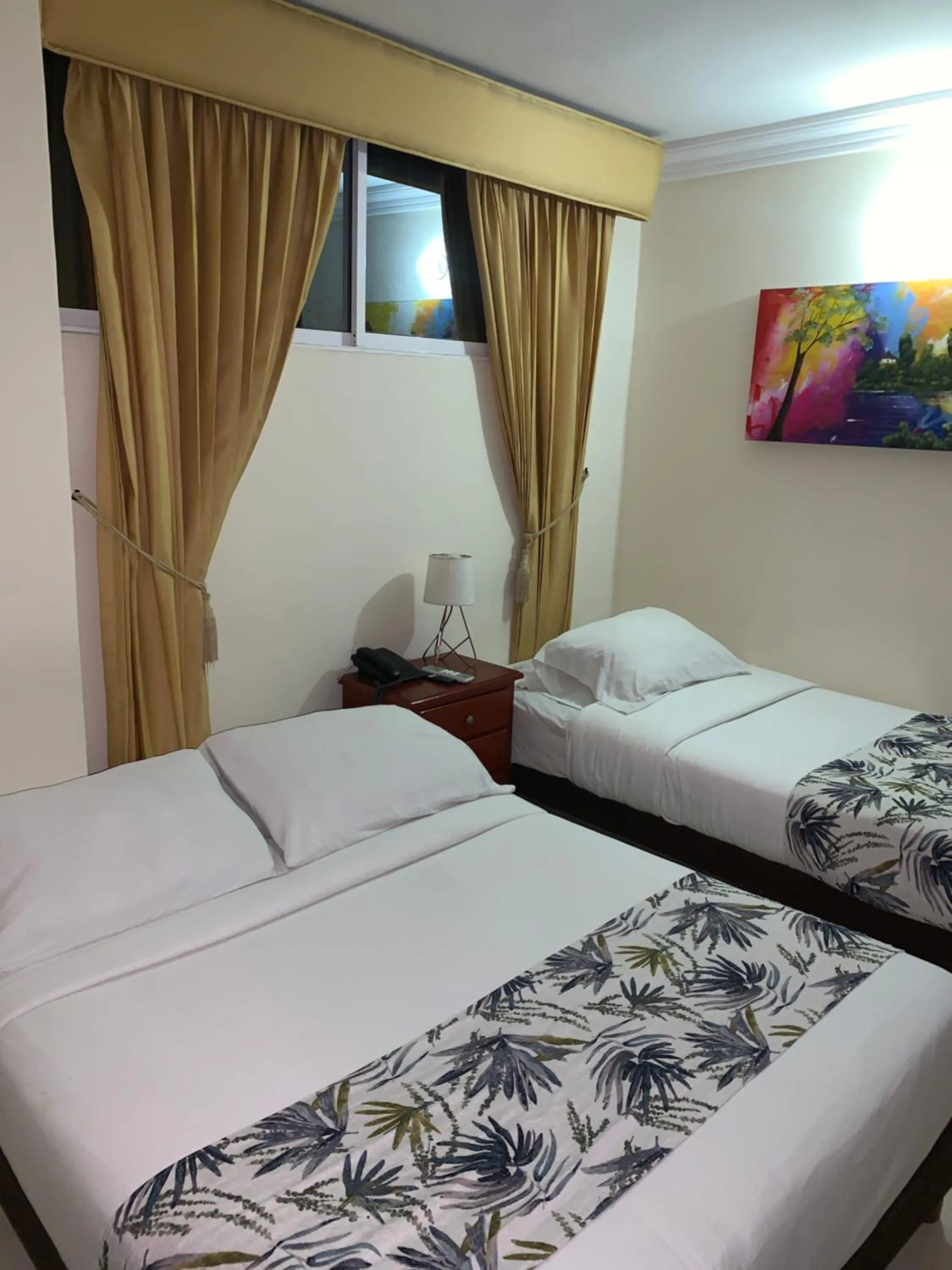 Bed in Hotel San Miguel Imperial