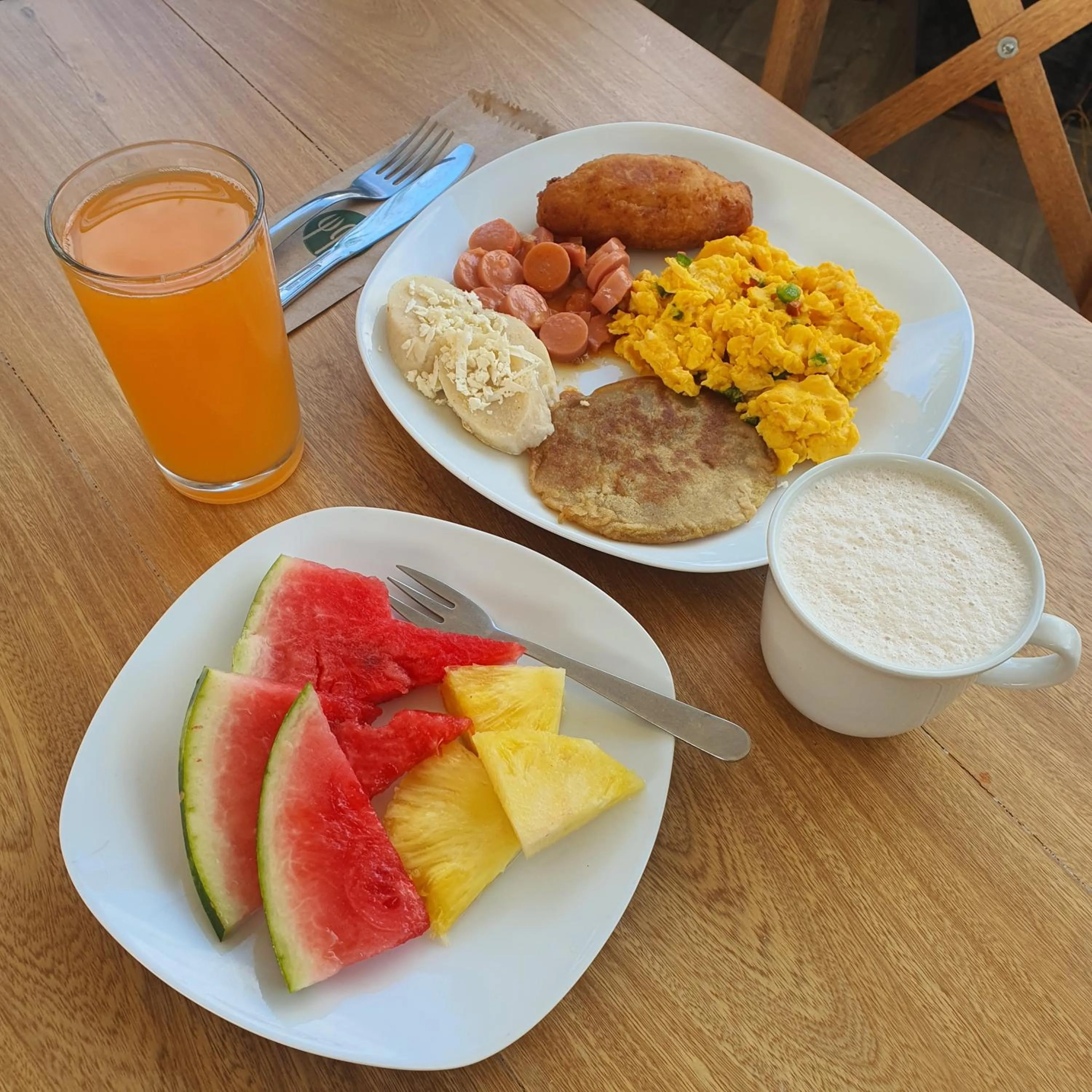 Breakfast in Hotel San Miguel Imperial