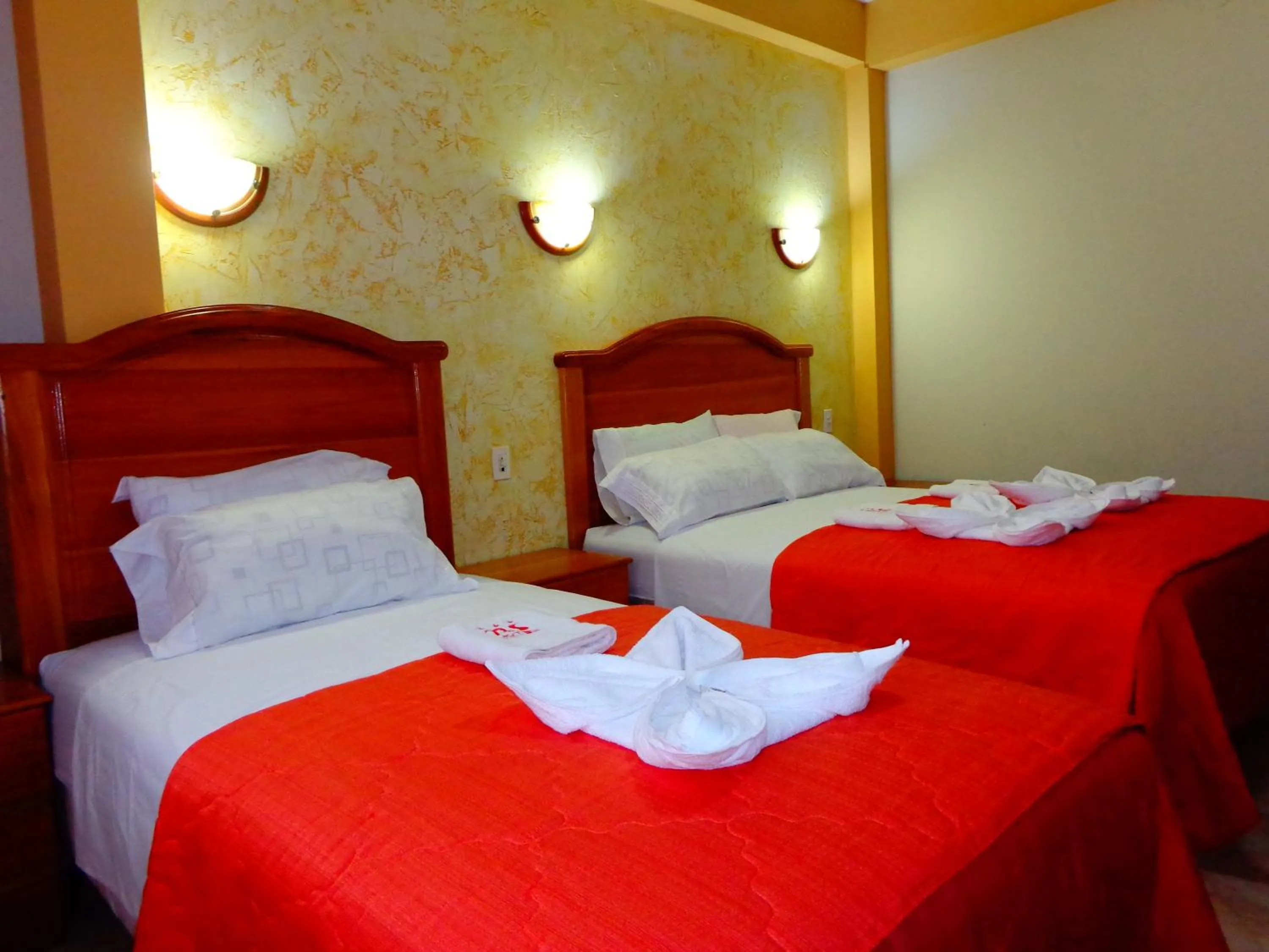 Bed in Hotel Pampa & Selva