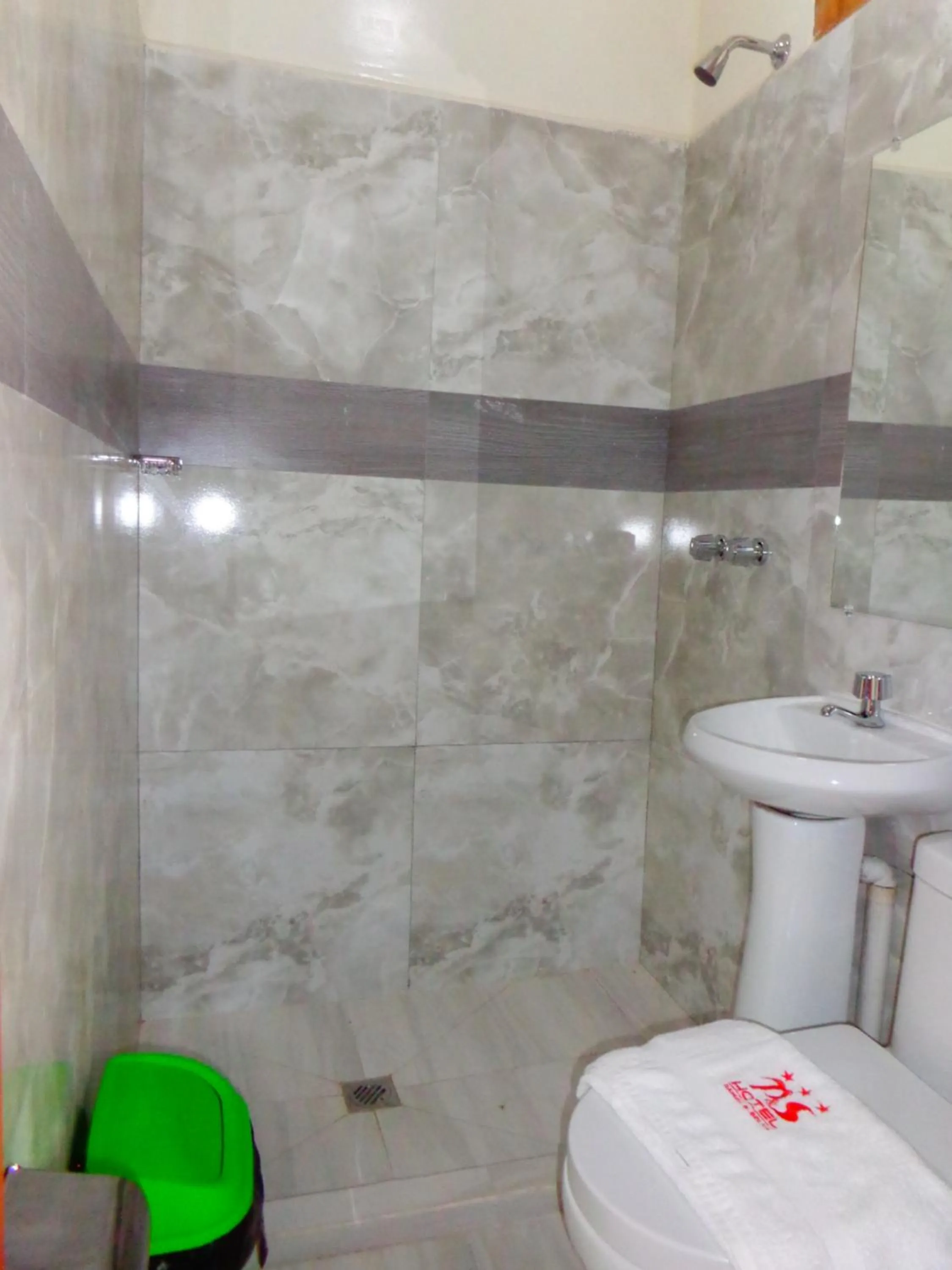 Shower in Hotel Pampa & Selva