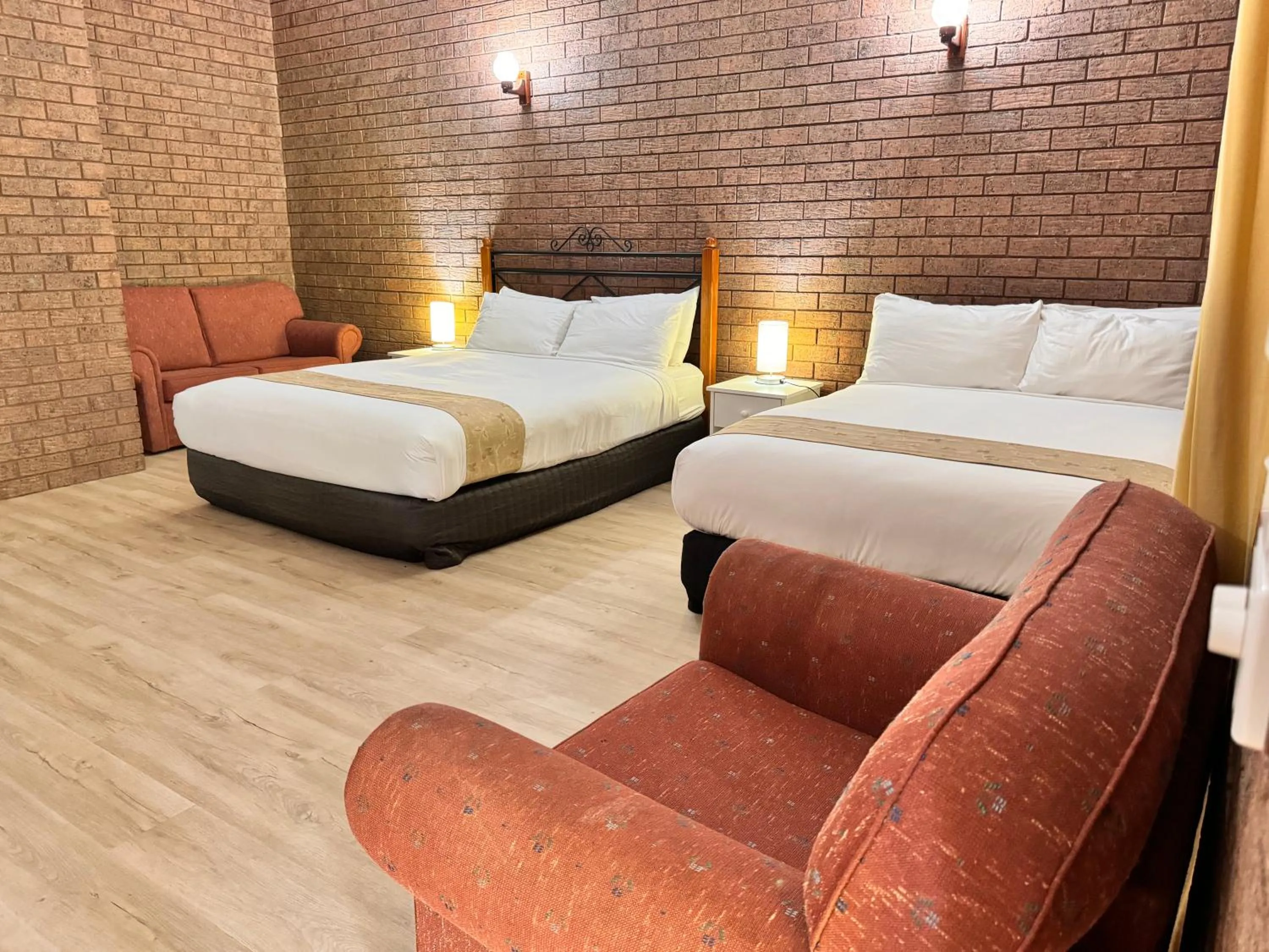 Bed in Knotts Crossing Resort