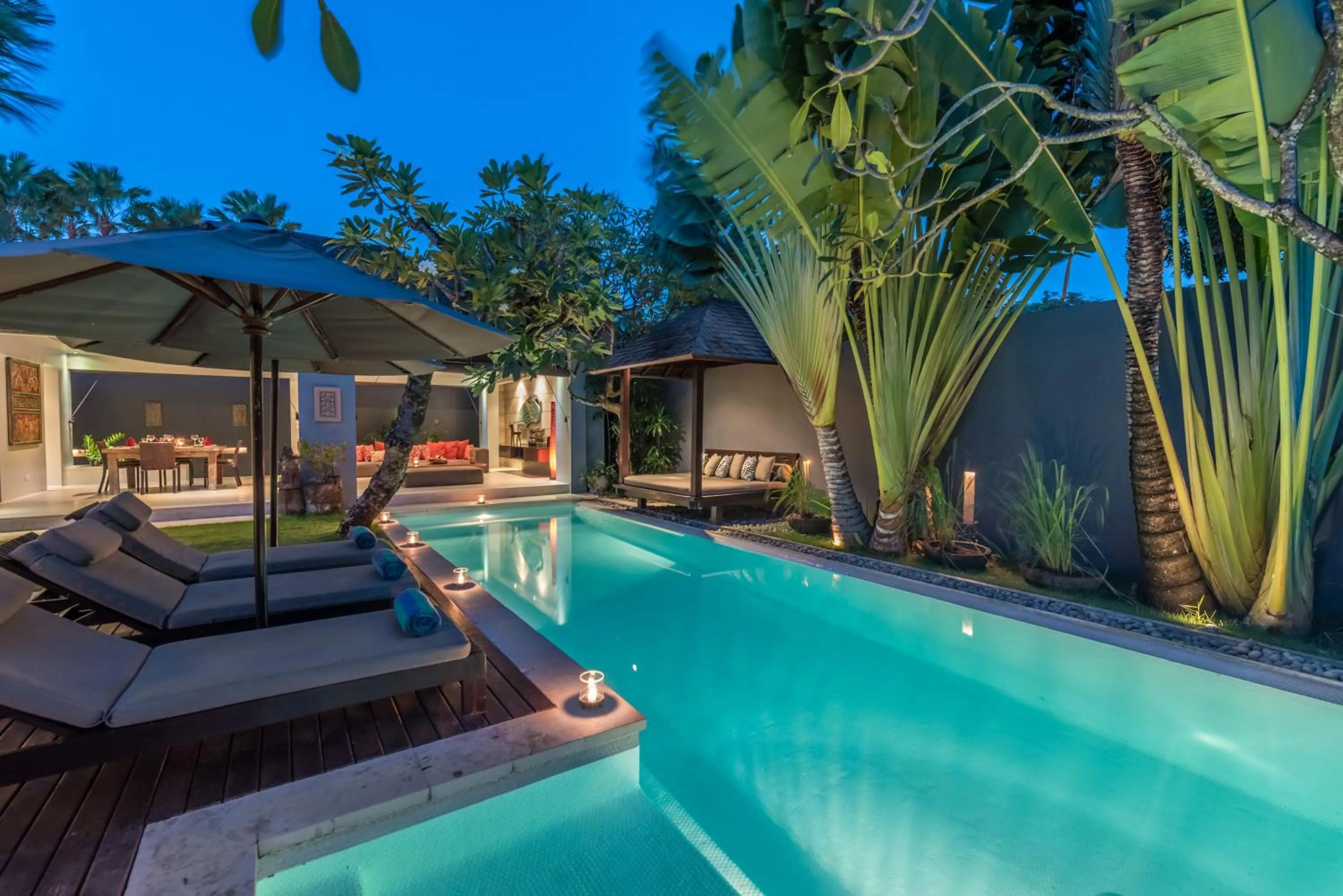 Garden in Kembali Villas