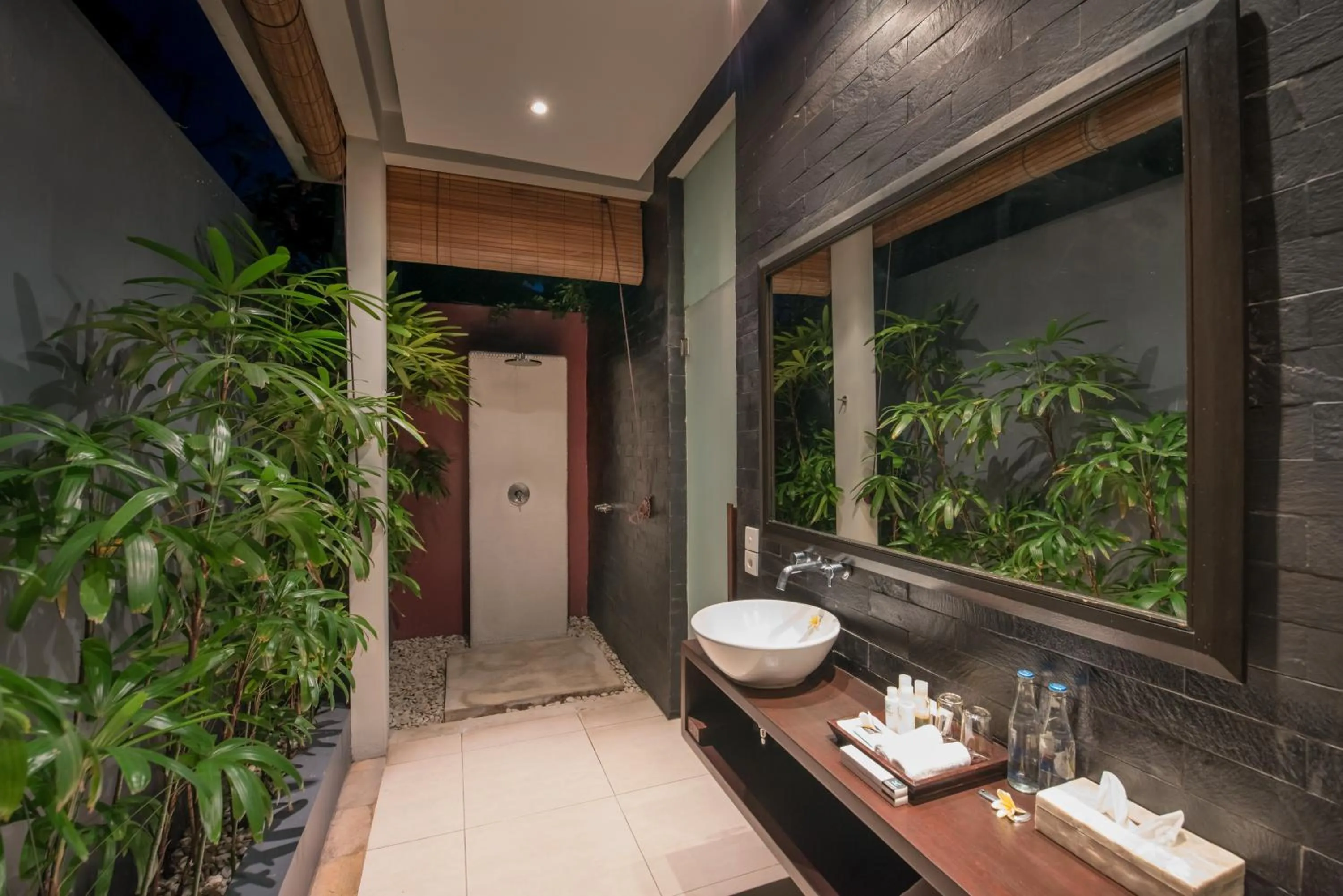 Shower in Kembali Villas