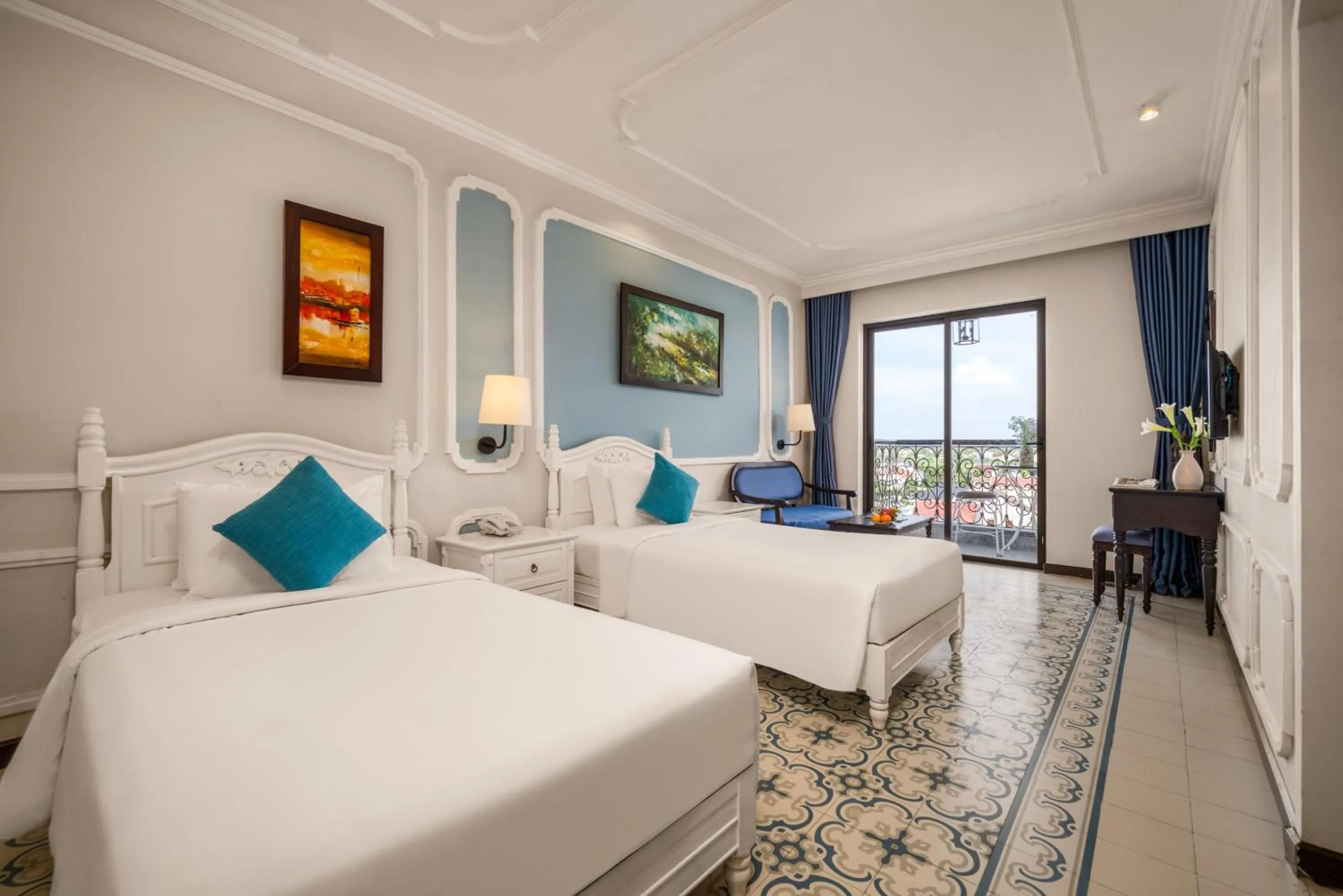 Bed in Hoi An Rosemary Boutique Hotel & Spa - A Peaceful Retreat