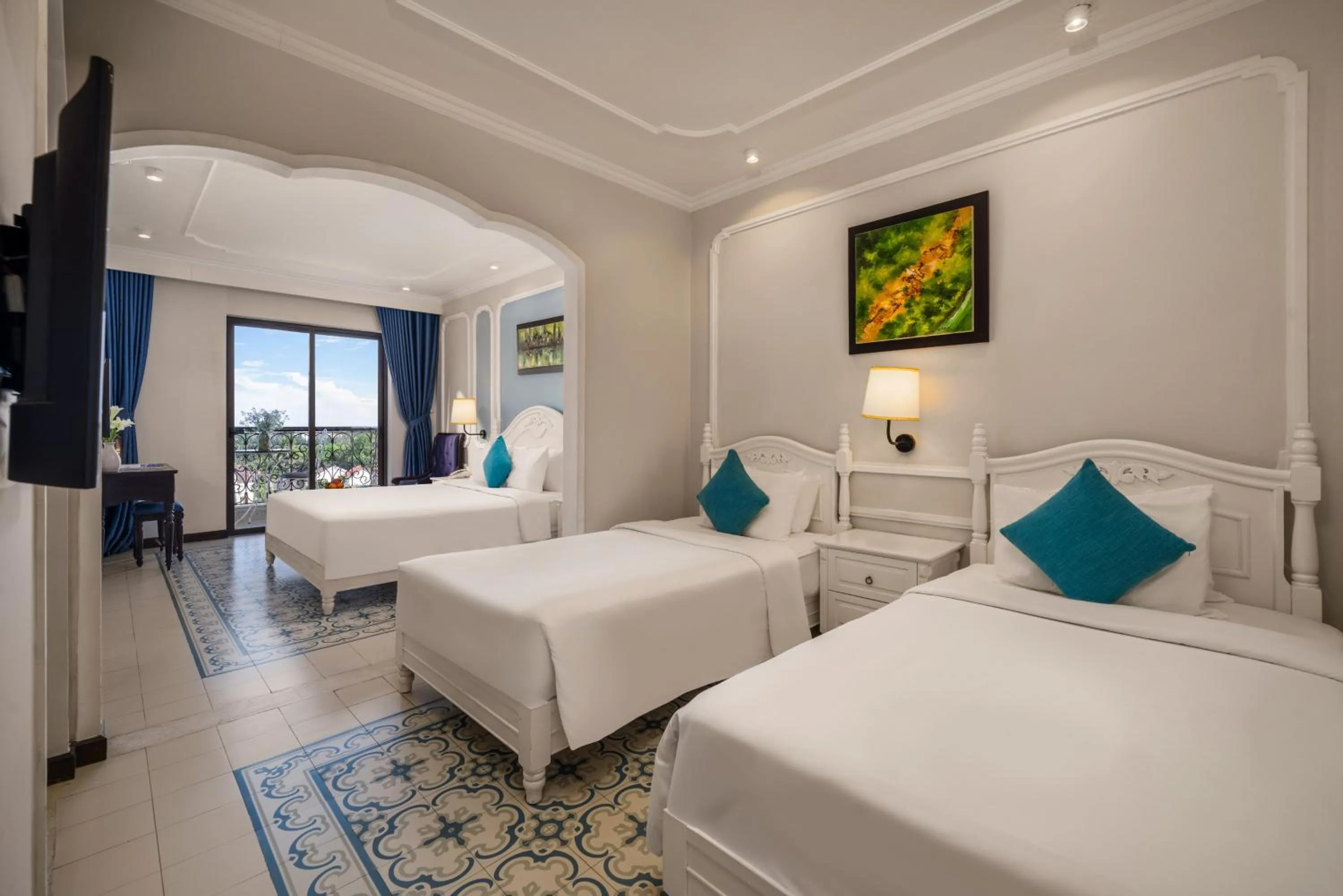 Bed in Hoi An Rosemary Boutique Hotel & Spa - A Peaceful Retreat