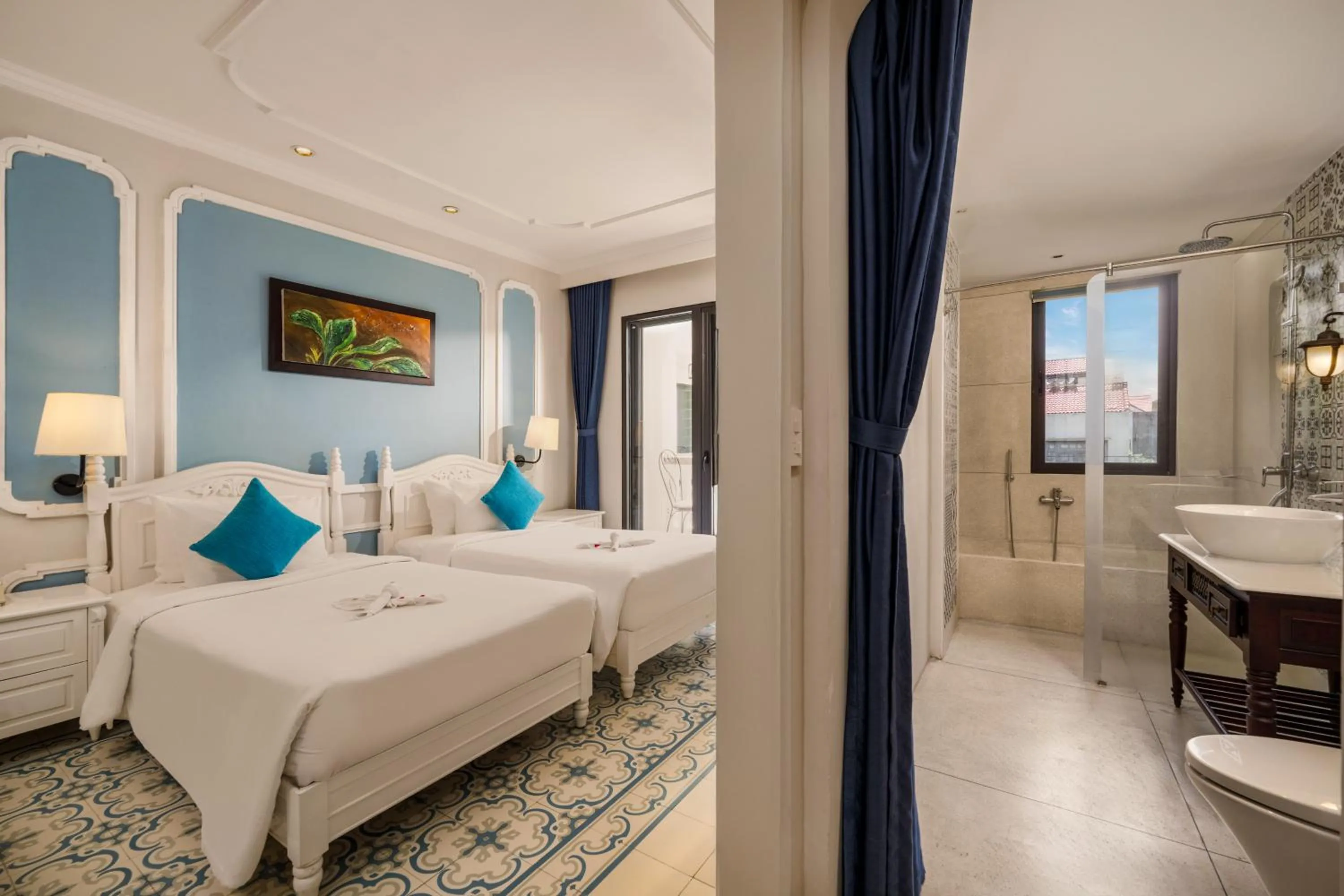 Bed in Hoi An Rosemary Boutique Hotel & Spa - A Peaceful Retreat