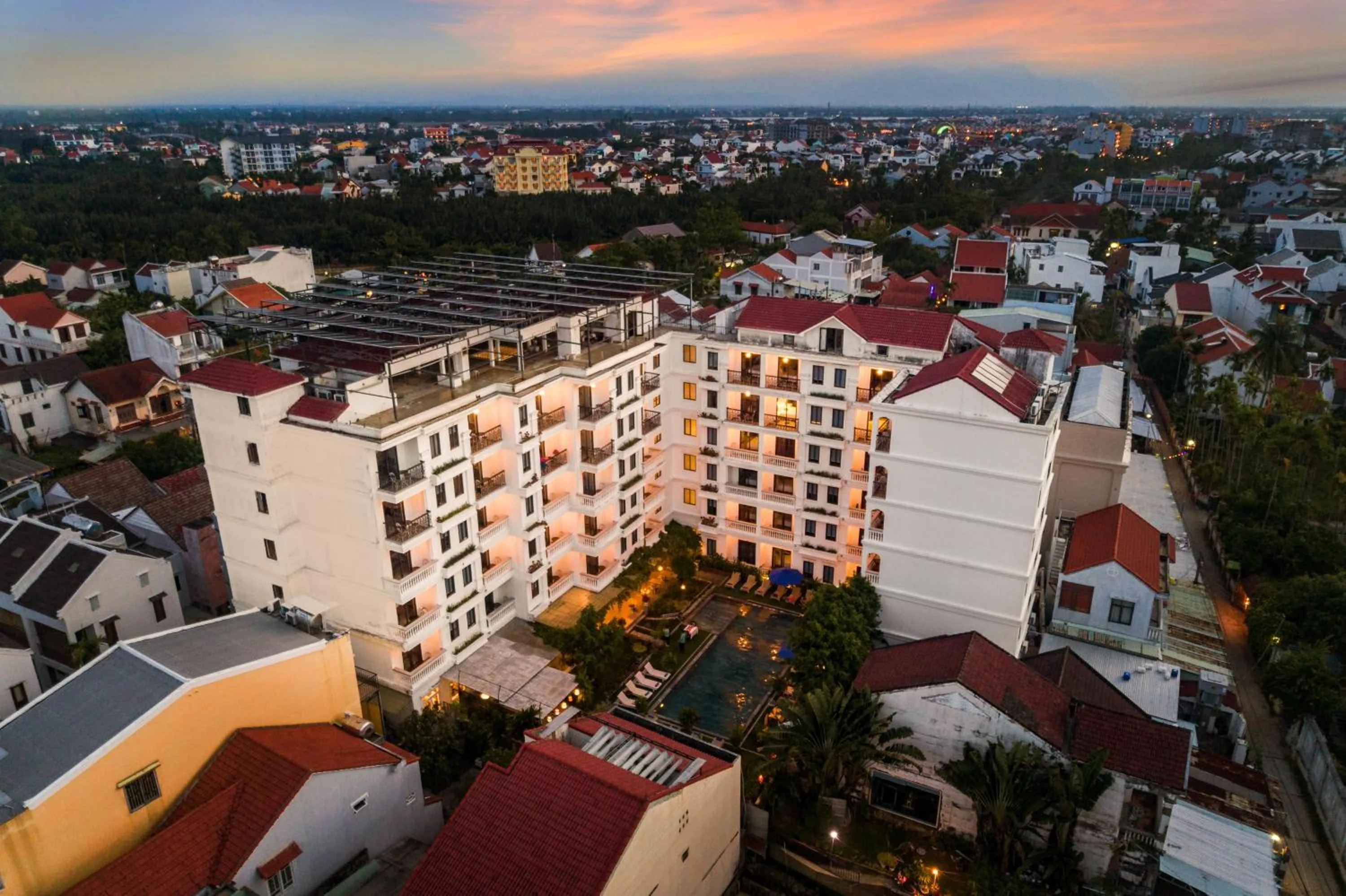 Property building in Hoi An Rosemary Boutique Hotel & Spa - A Peaceful Retreat