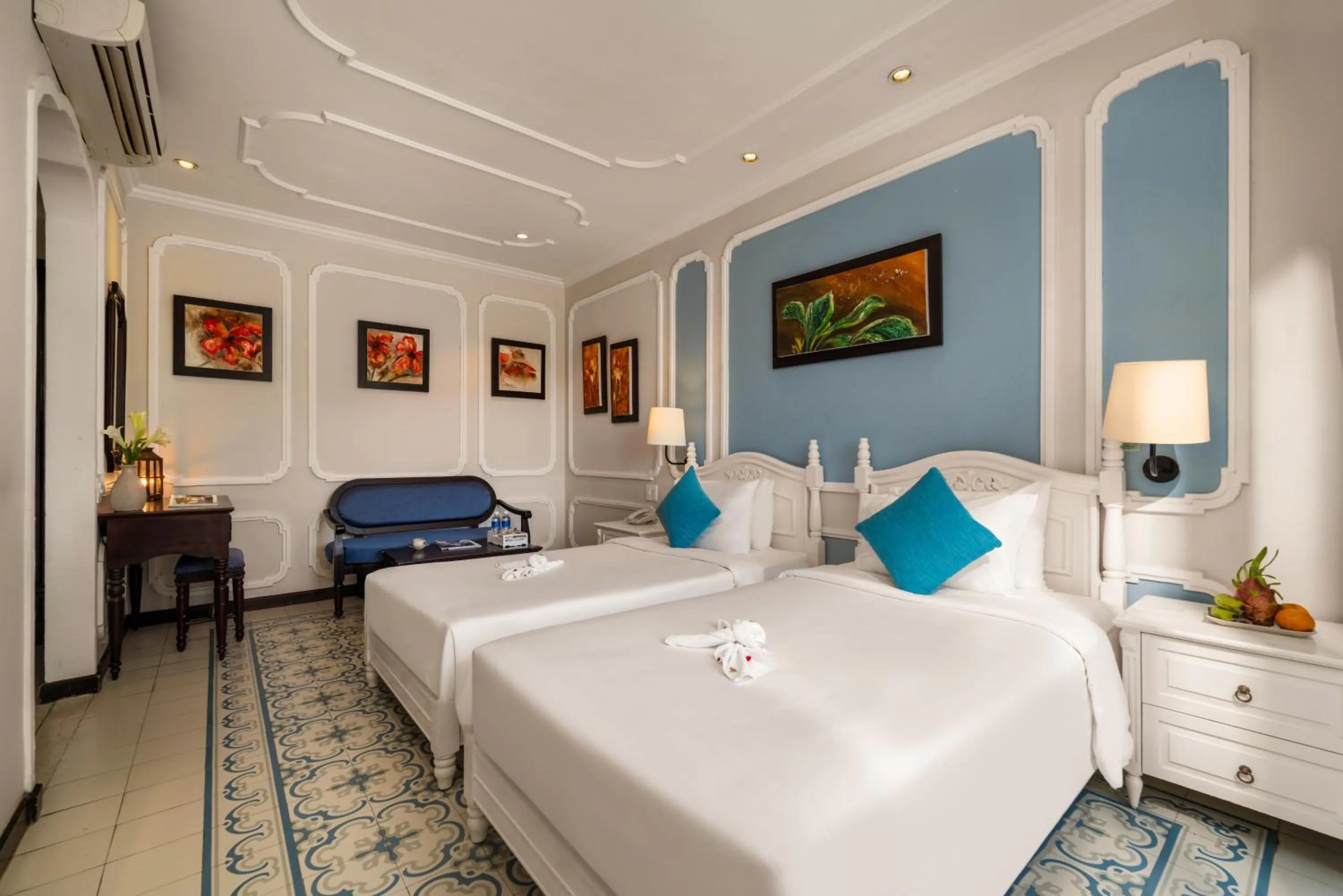 Bed in Hoi An Rosemary Boutique Hotel & Spa - A Peaceful Retreat