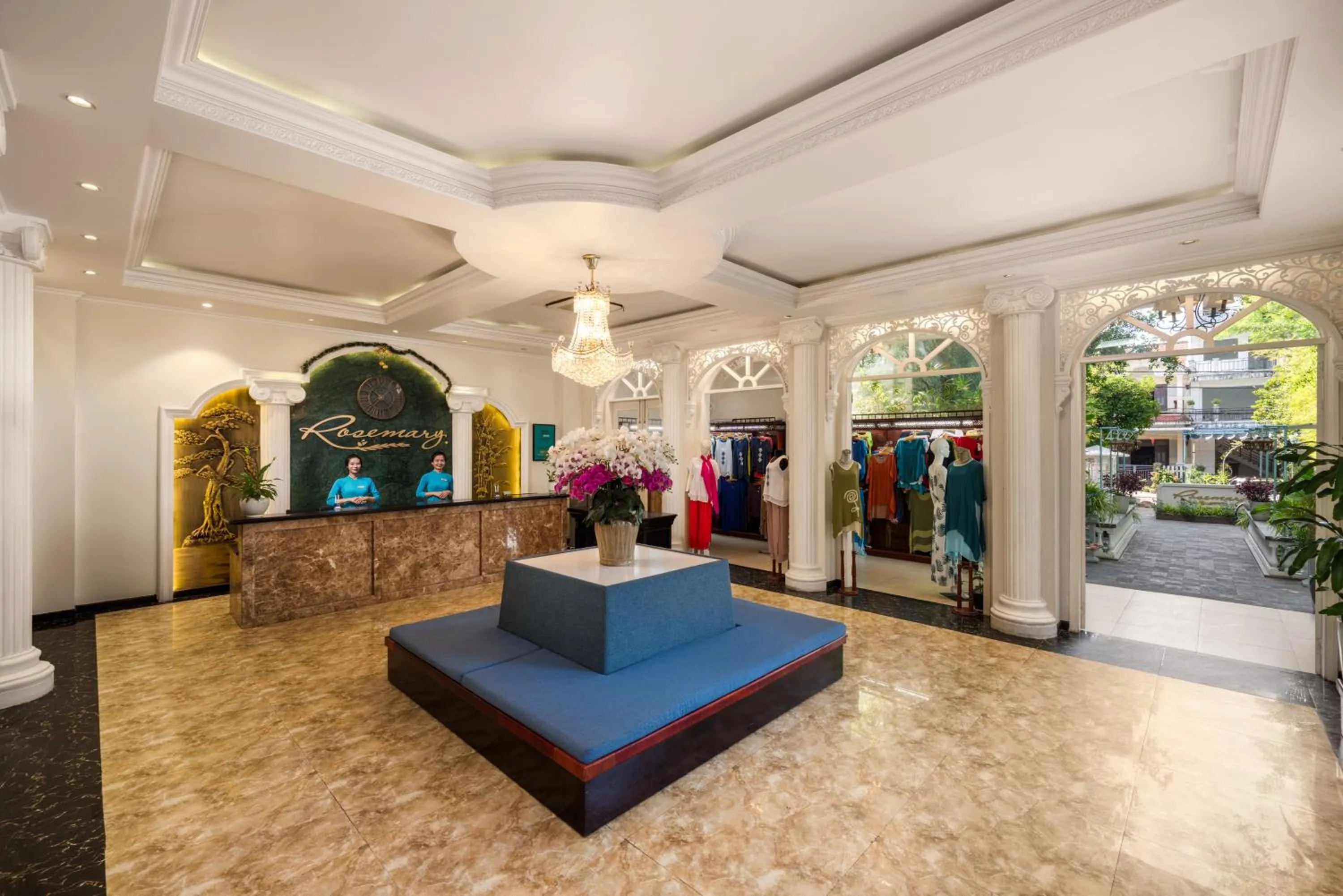 Seating area in Hoi An Rosemary Boutique Hotel & Spa - A Peaceful Retreat