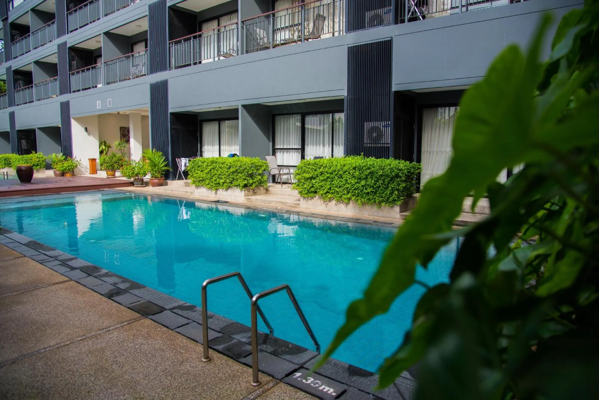 Pool view in The Lantern Resorts Patong
