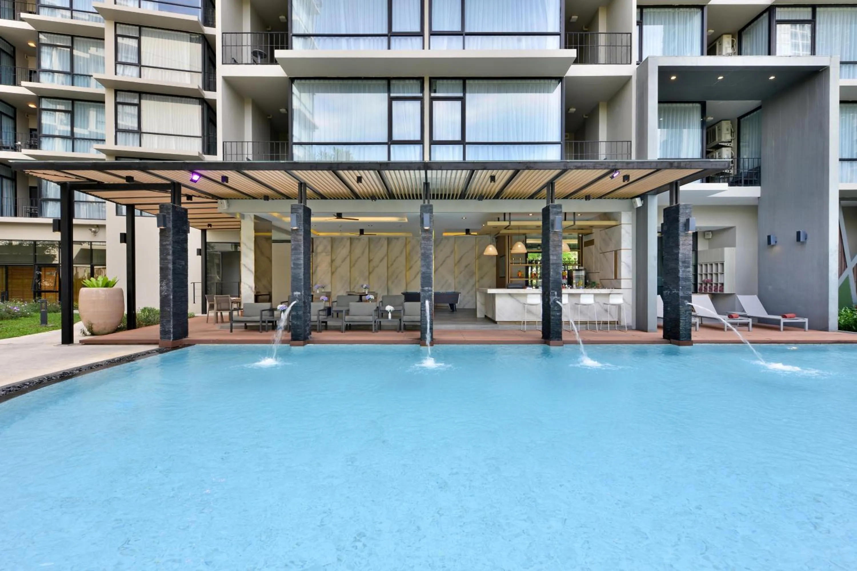 Swimming pool in Altera Hotel and Residence by At Mind