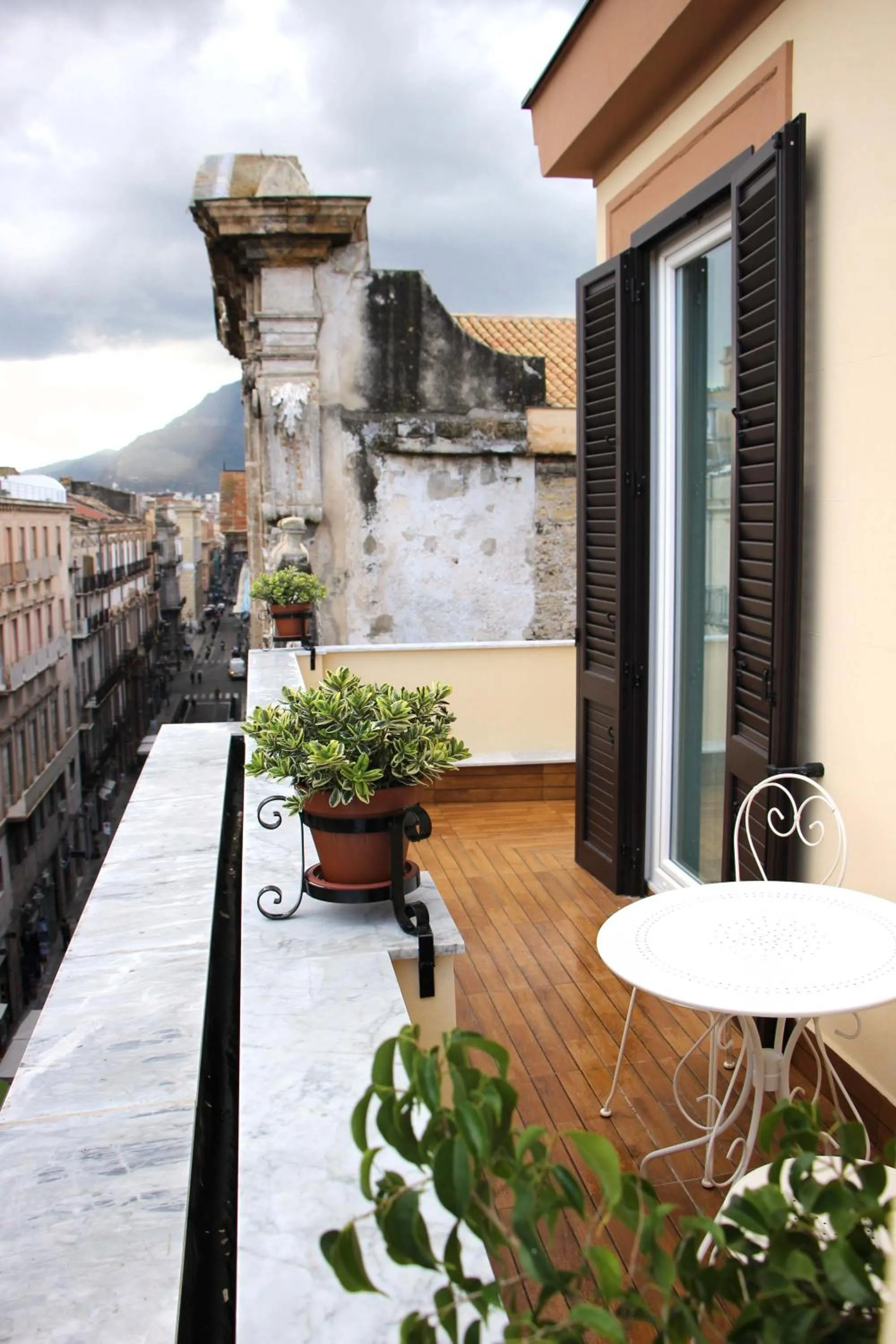 Balcony/Terrace in B&B Vivere Palermo