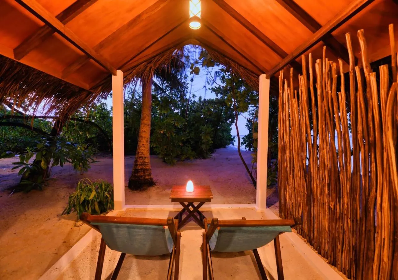 Patio in Makunudu Island- An Intimate Hideaway