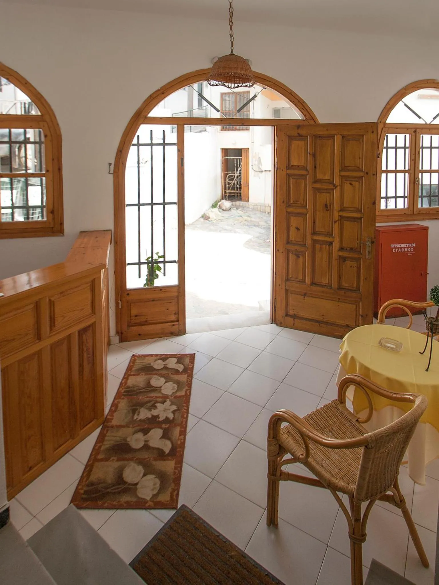 Facade/entrance in ELIZA Skiathos