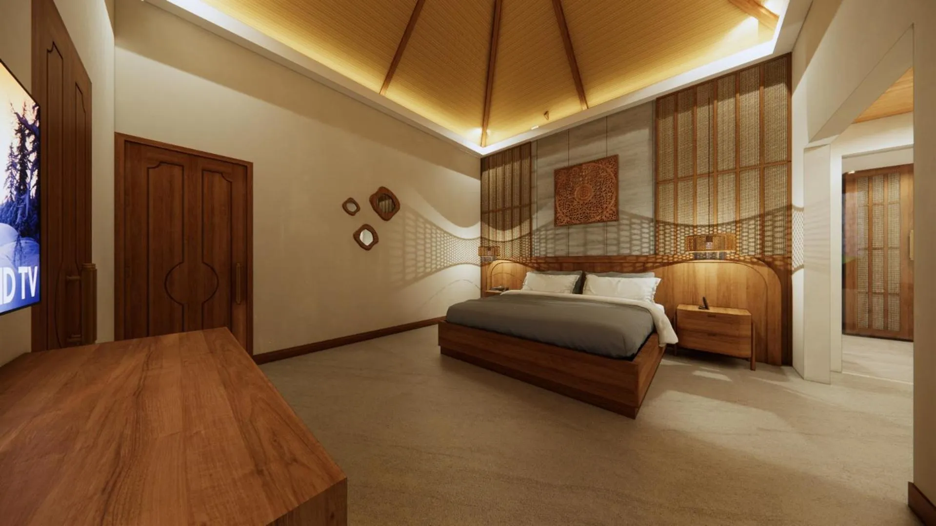 Bedroom, Bed in Tonys Villas & Resort Seminyak - Bali