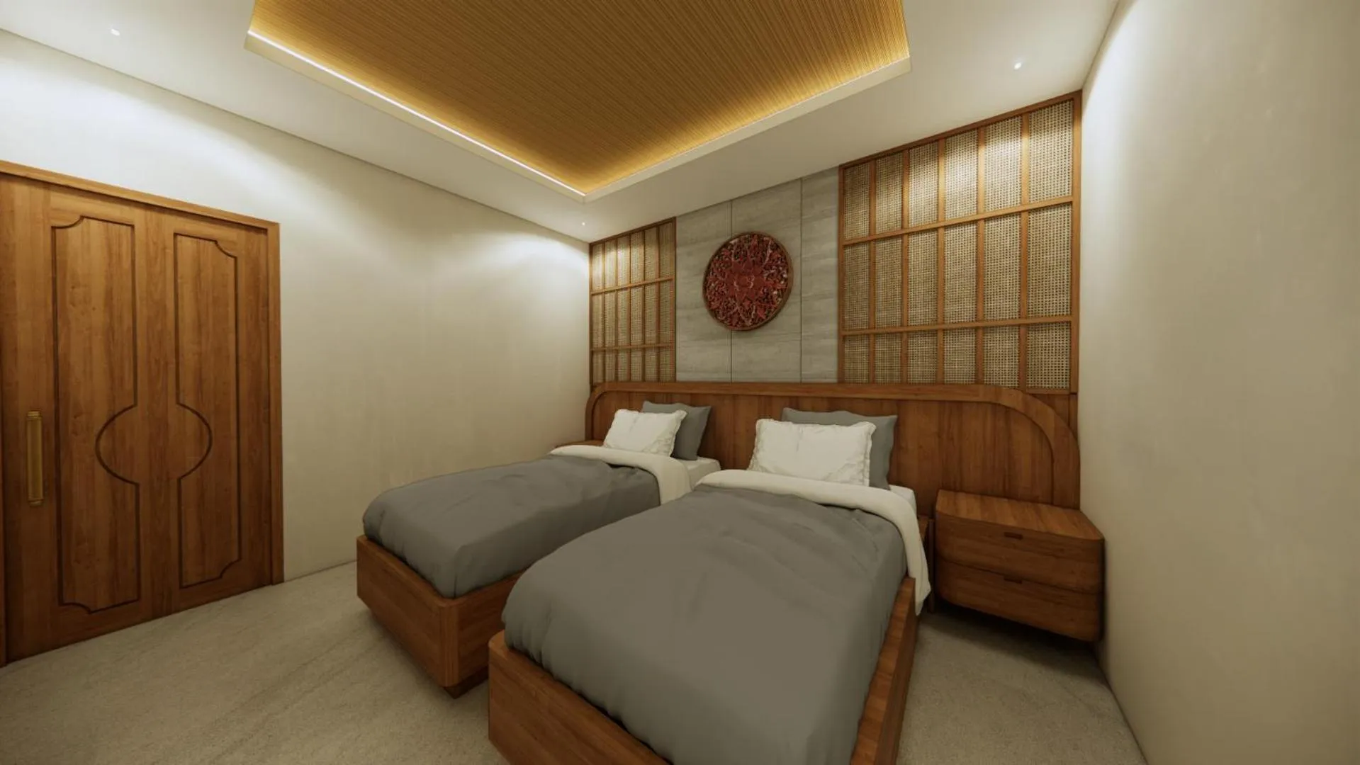 Bedroom, Bed in Tonys Villas & Resort Seminyak - Bali