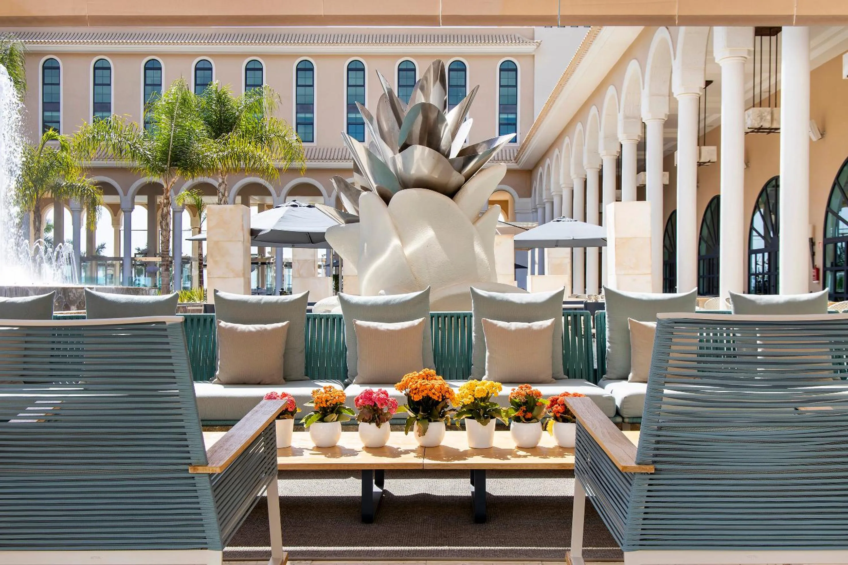 Inner courtyard view in Red Level at Gran Melia Palacio de Isora - Adults Only