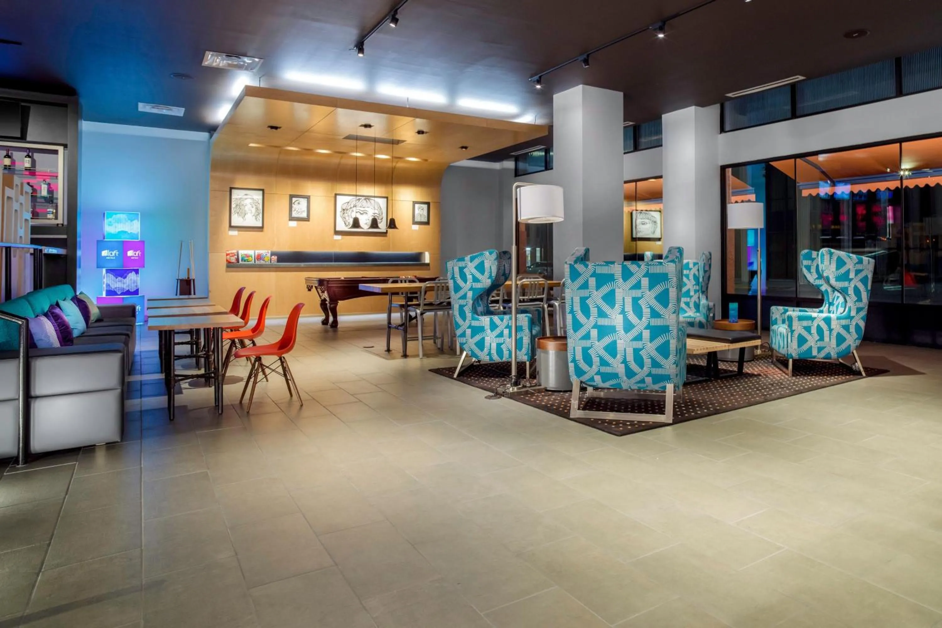 Lobby or reception in Aloft El Paso Downtown