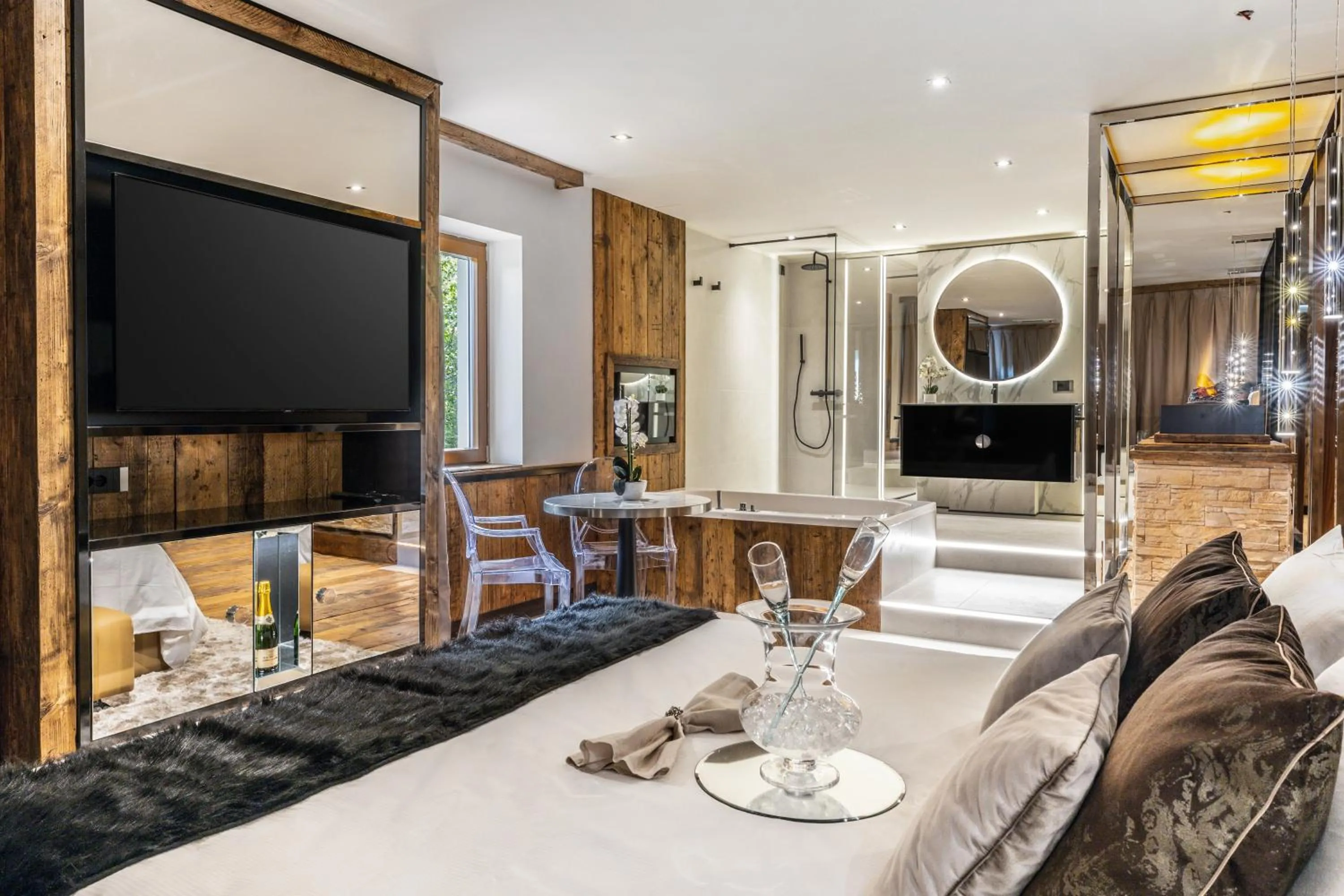 Living room in SOLEA DOLOMITI Boutique Hotel