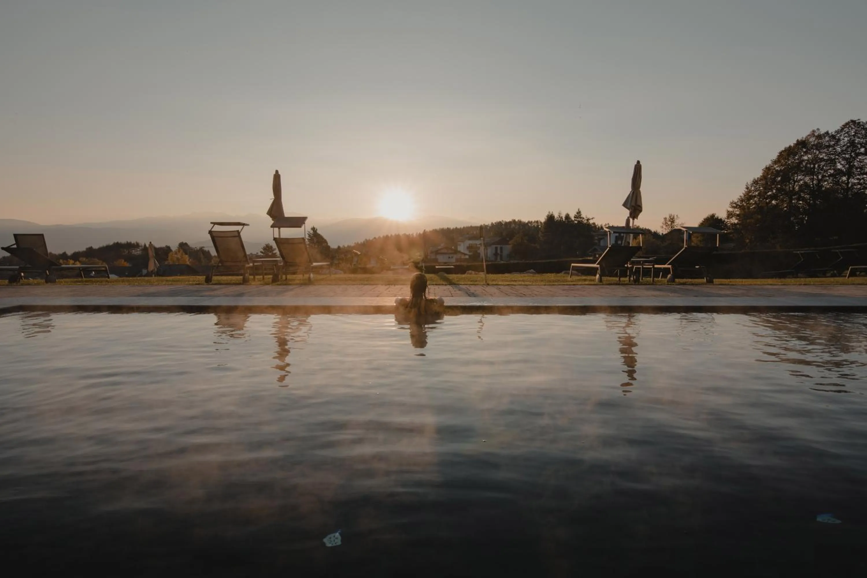 Swimming pool in SOLEA DOLOMITI Boutique Hotel