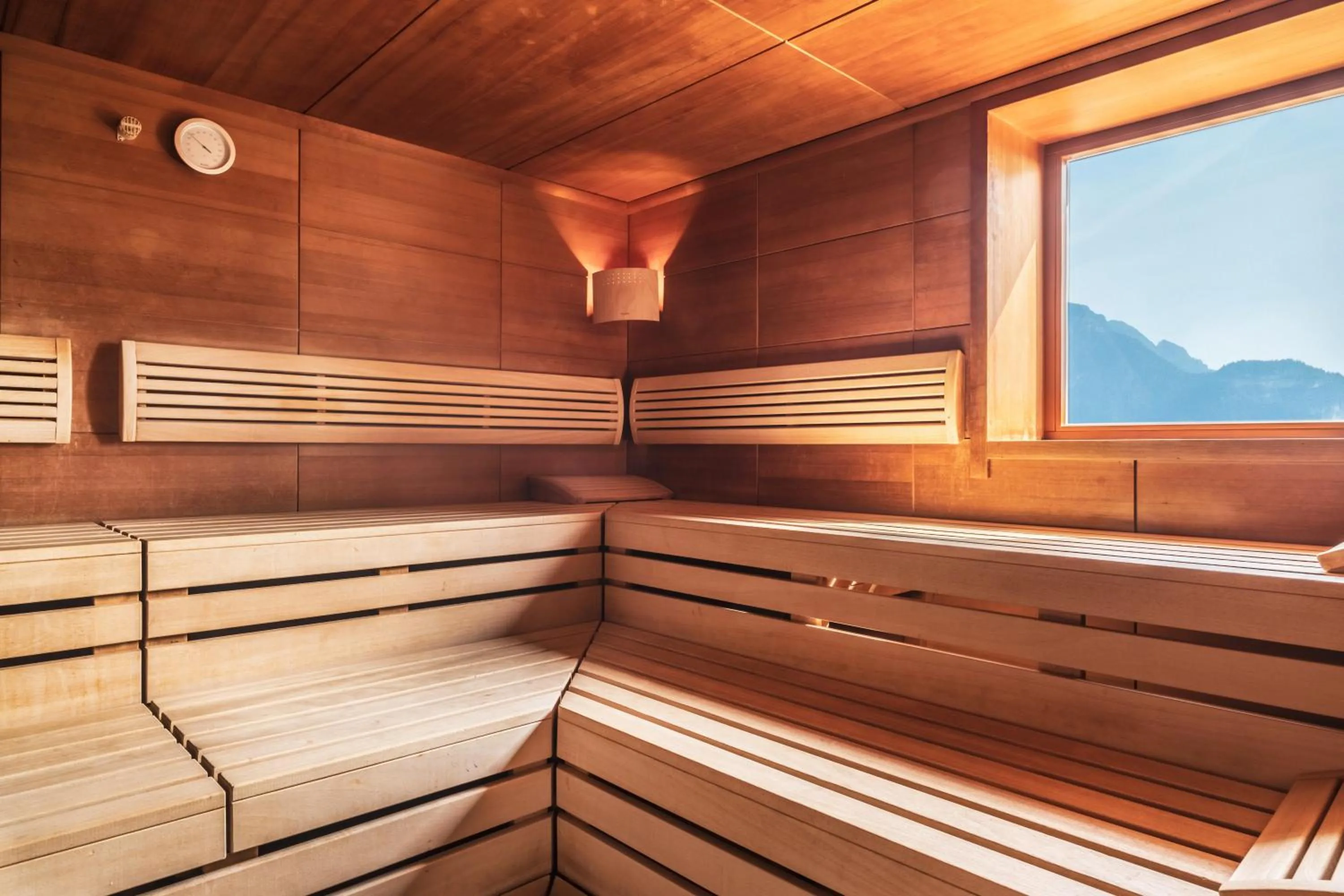Sauna in SOLEA DOLOMITI Boutique Hotel