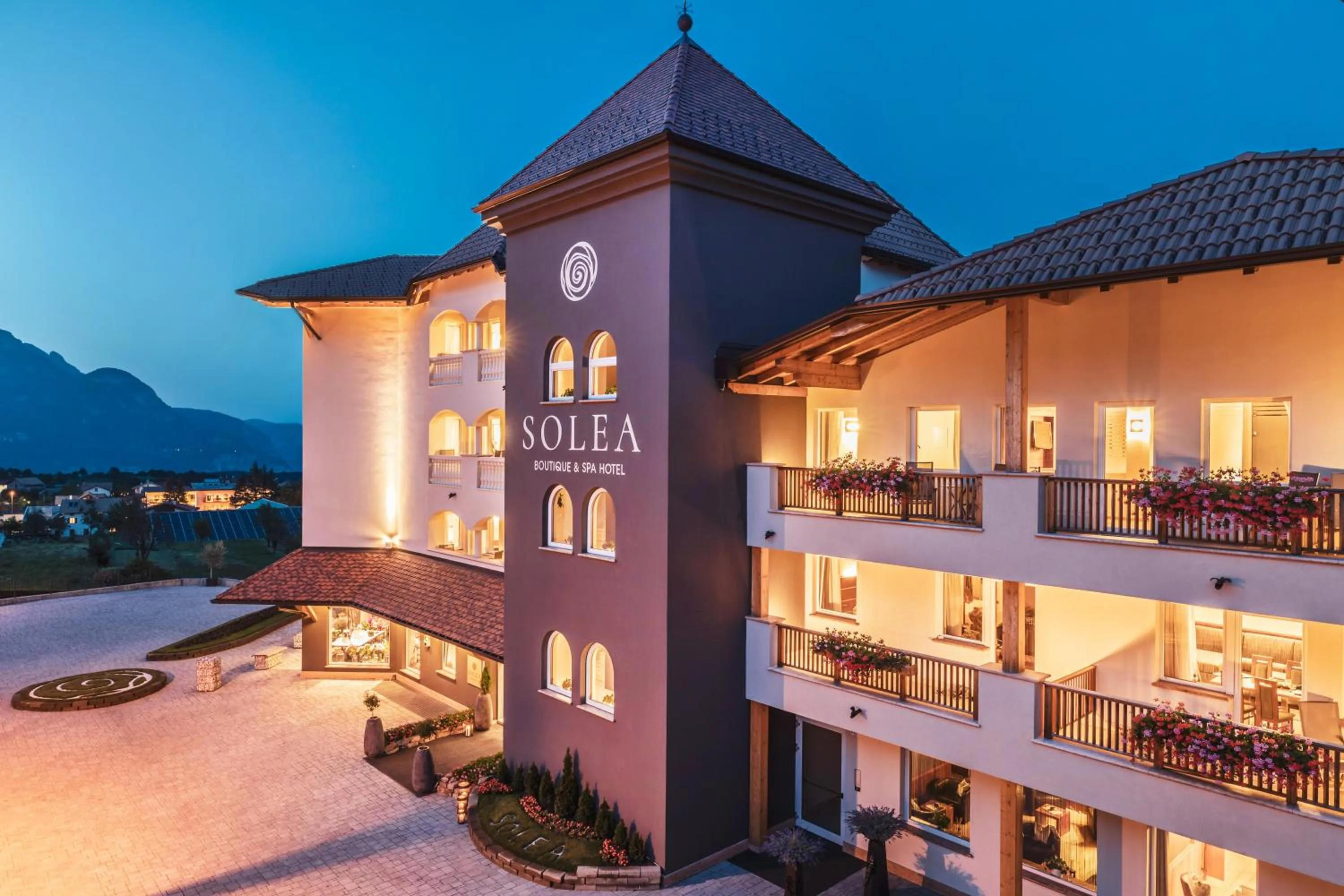 Facade/entrance in SOLEA DOLOMITI Boutique Hotel
