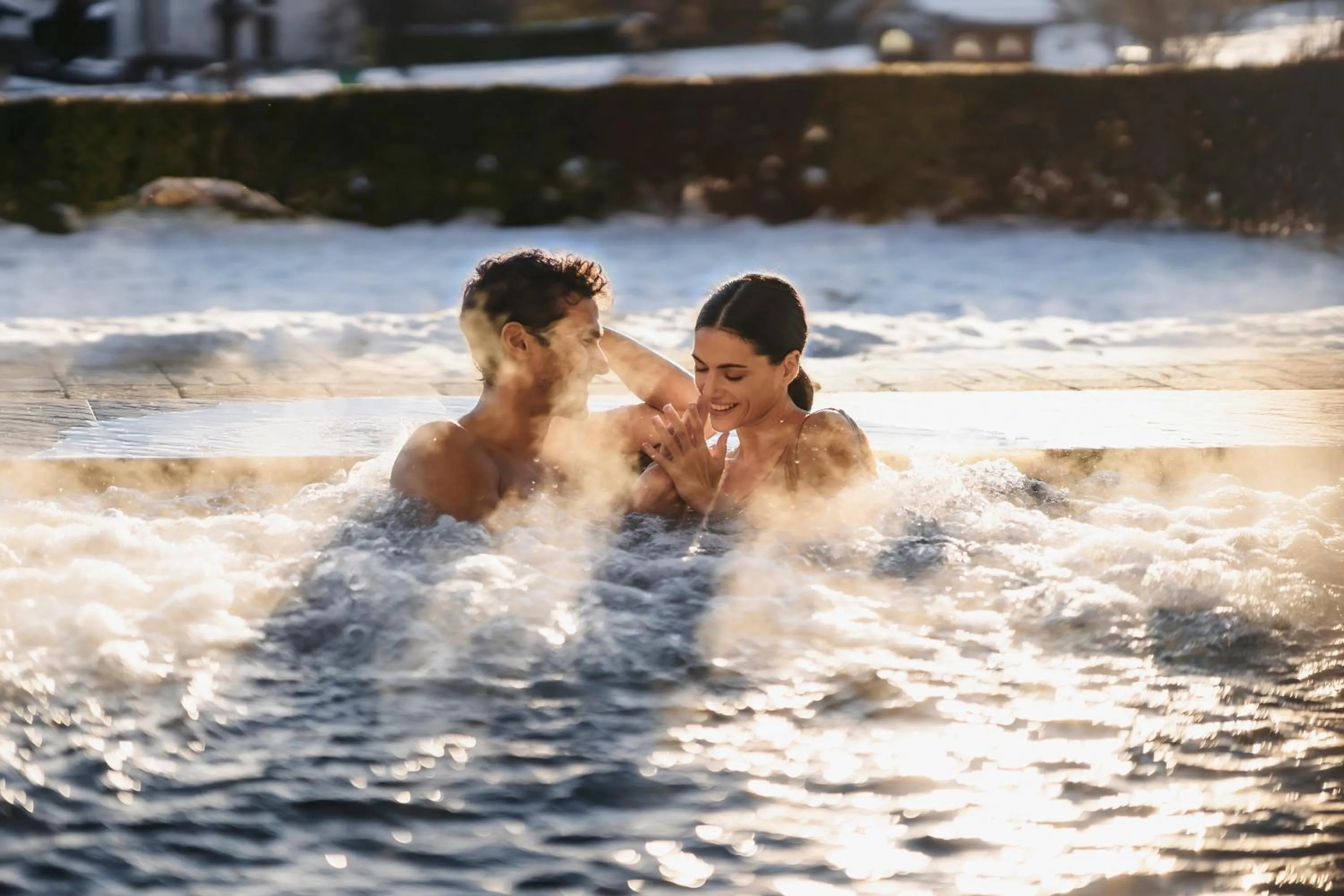 Pool view in SOLEA DOLOMITI Boutique Hotel