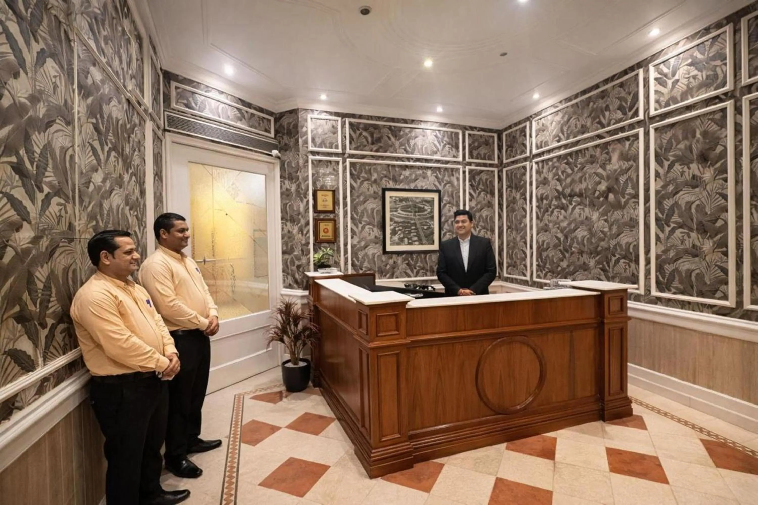 Lobby or reception in Hotel Bright