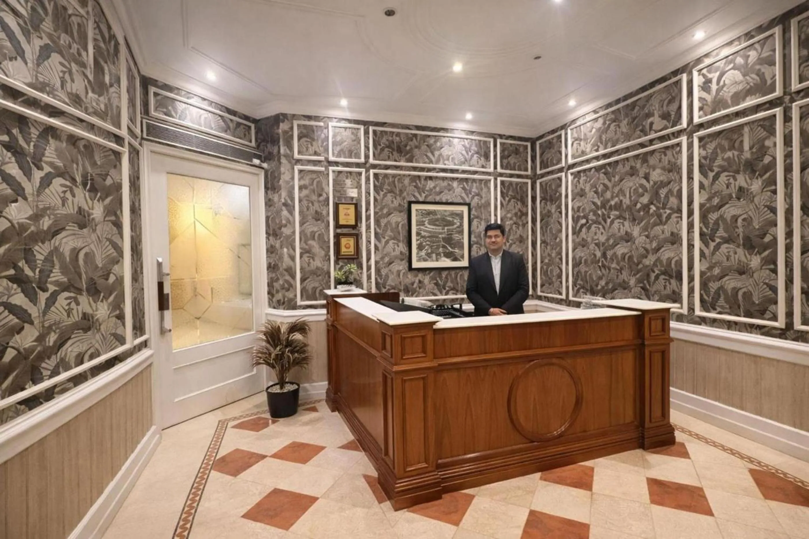 Lobby or reception in Hotel Bright