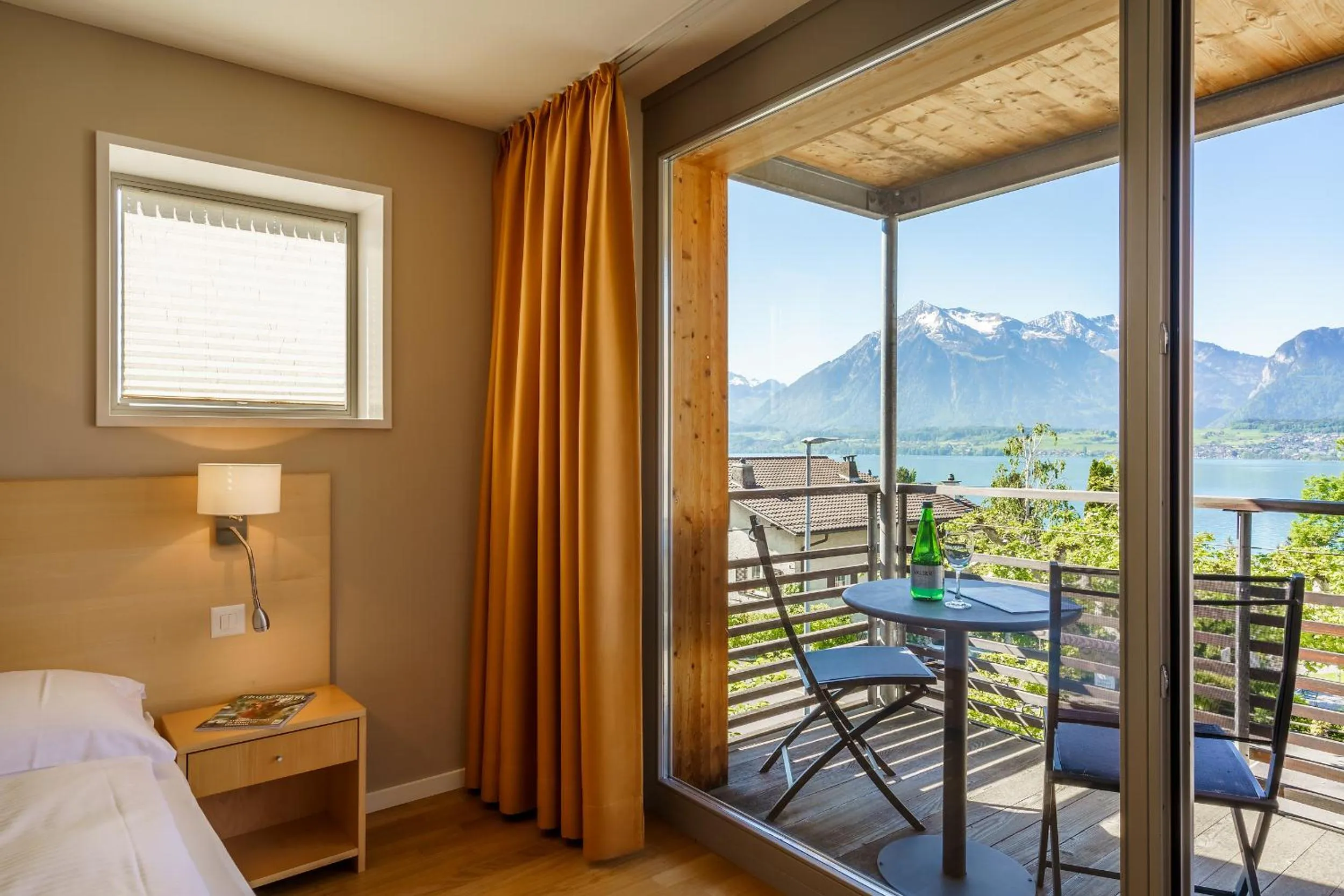 Balcony/Terrace in Schönbühl Hotel & Restaurant Lake Thun