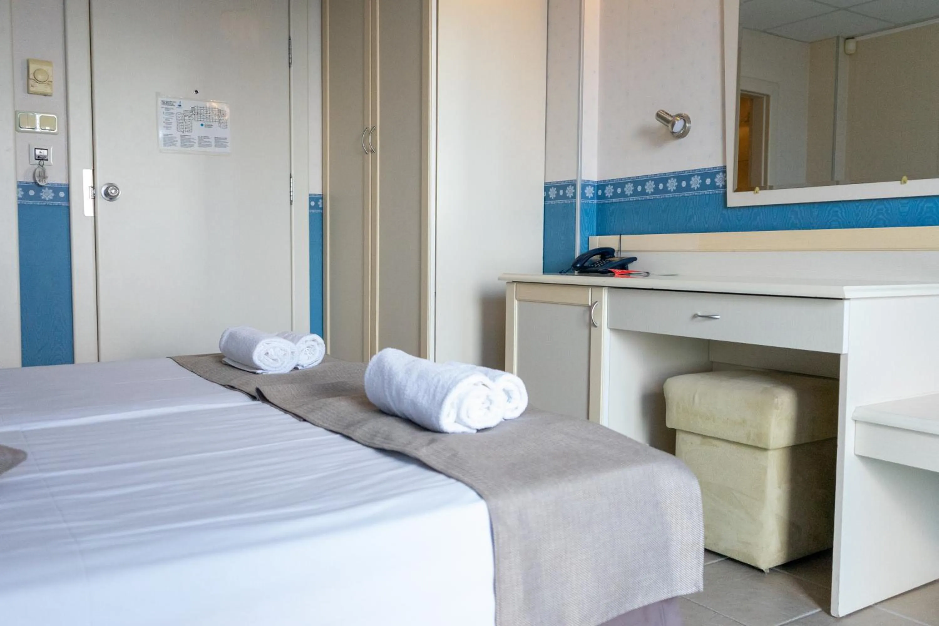 Bed in Aphrodite Hotel