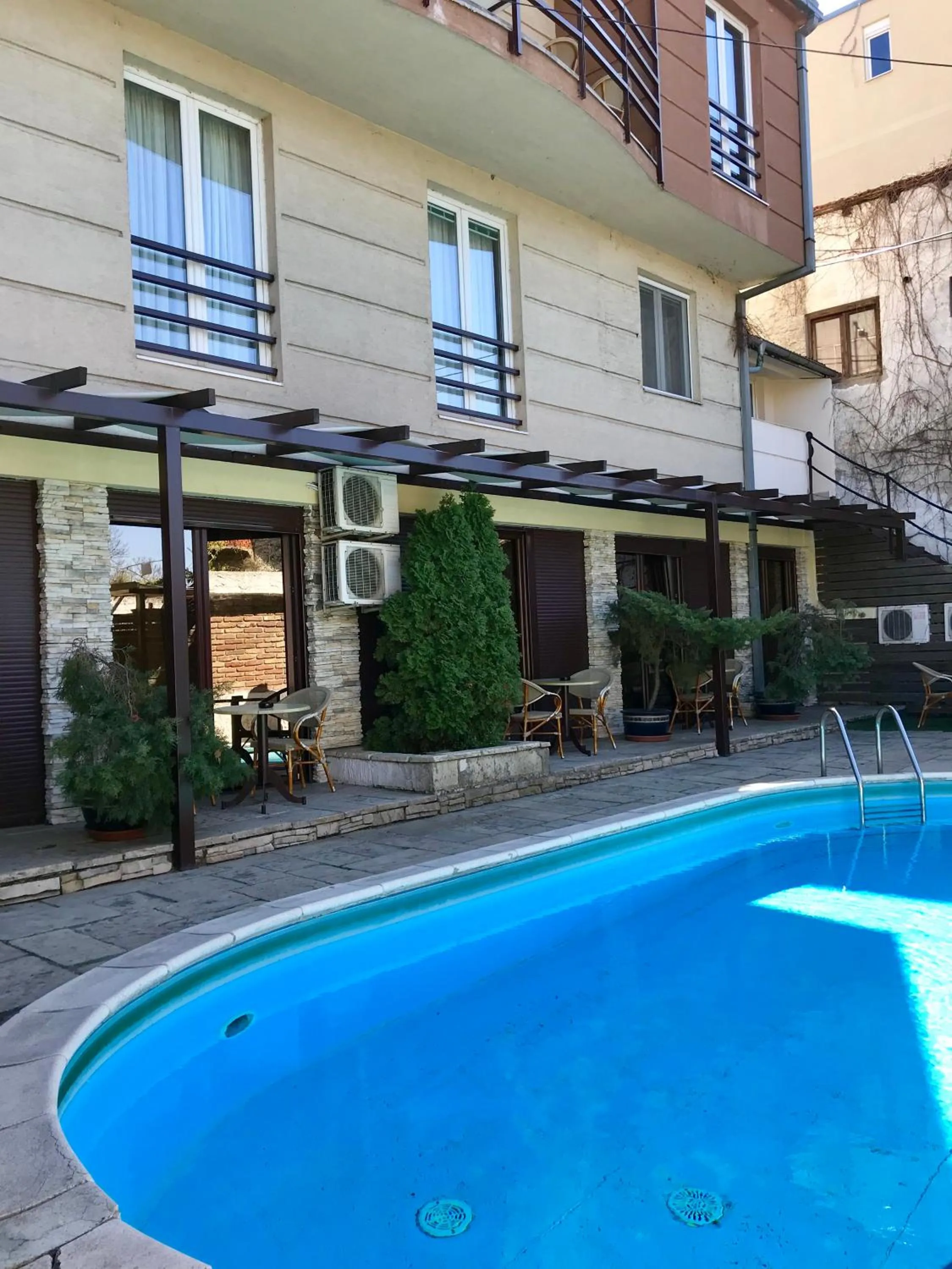 Pool view in Vila Senjak