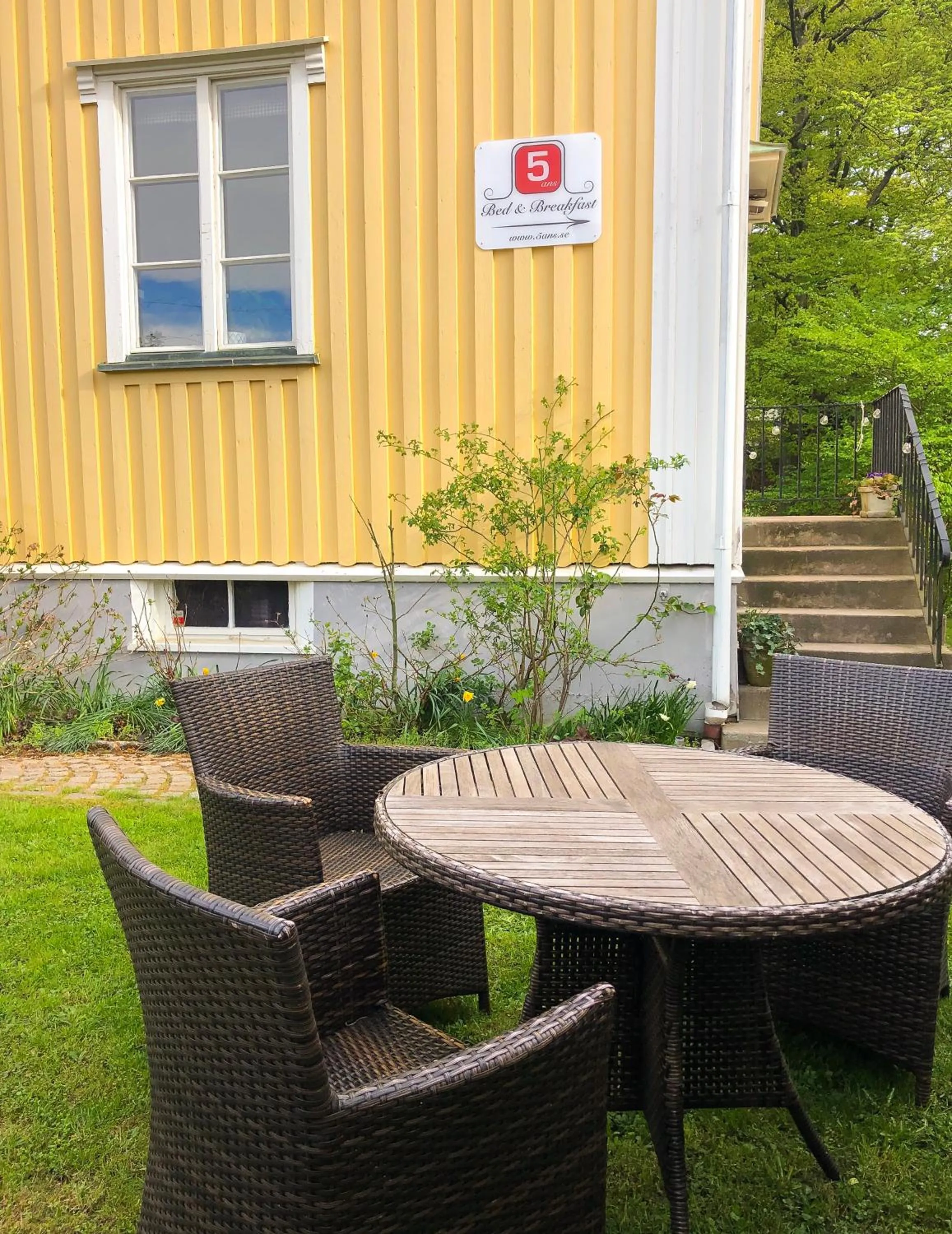 Patio in 5:ans Bed & Breakfast