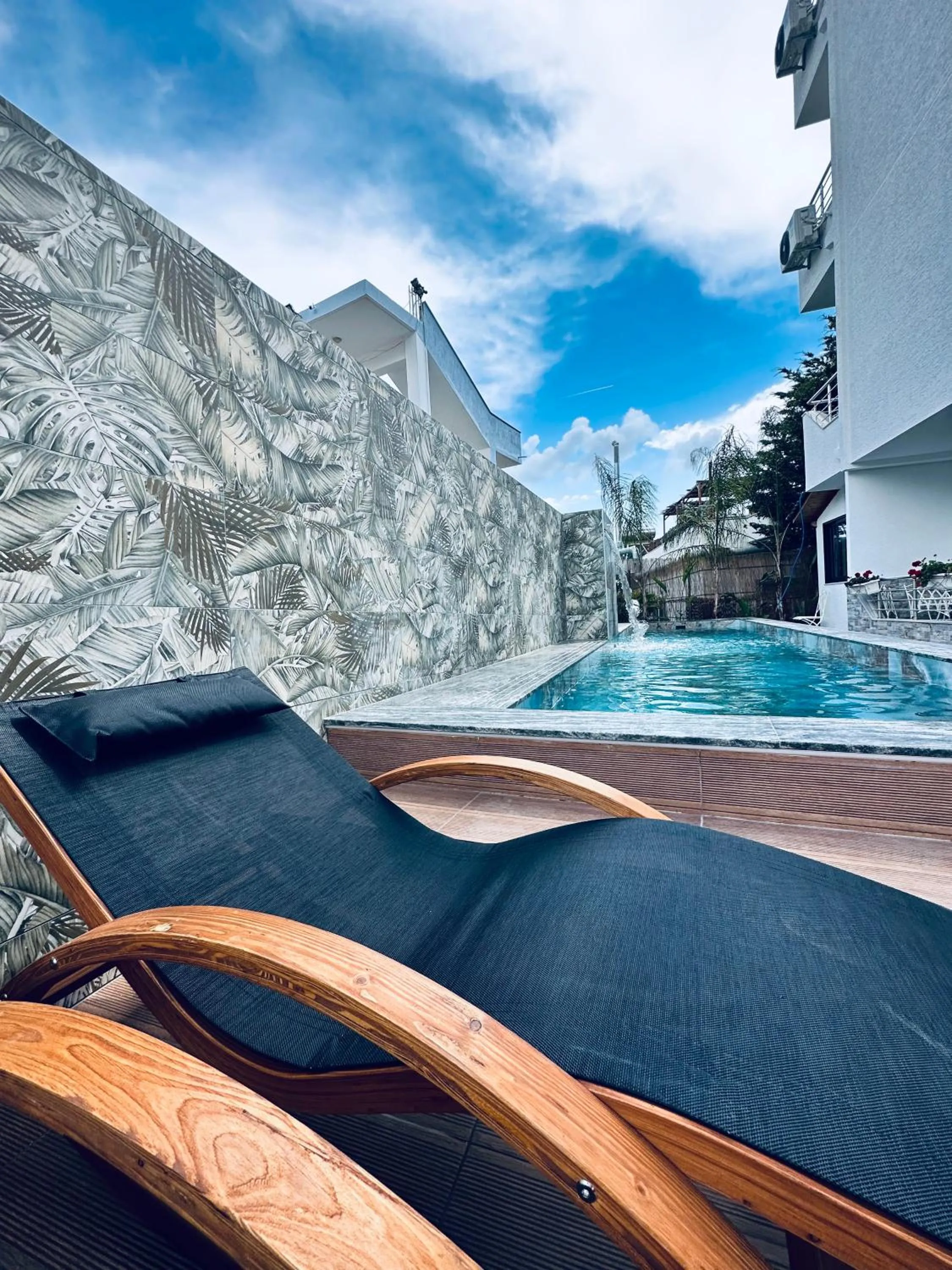 Pool view in Ilio Boutique Hotel