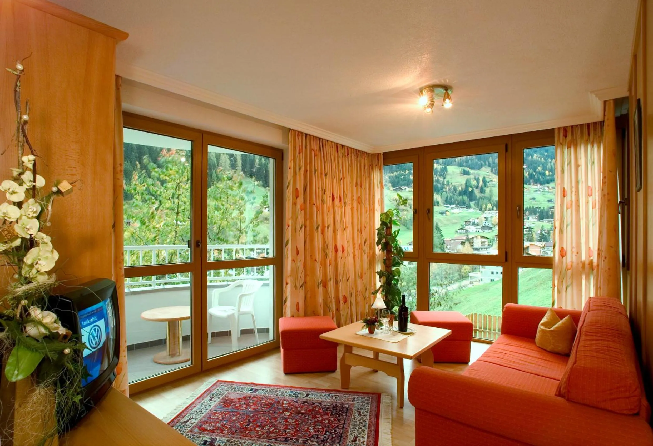 Living room in Hotel Garni Bergwelt