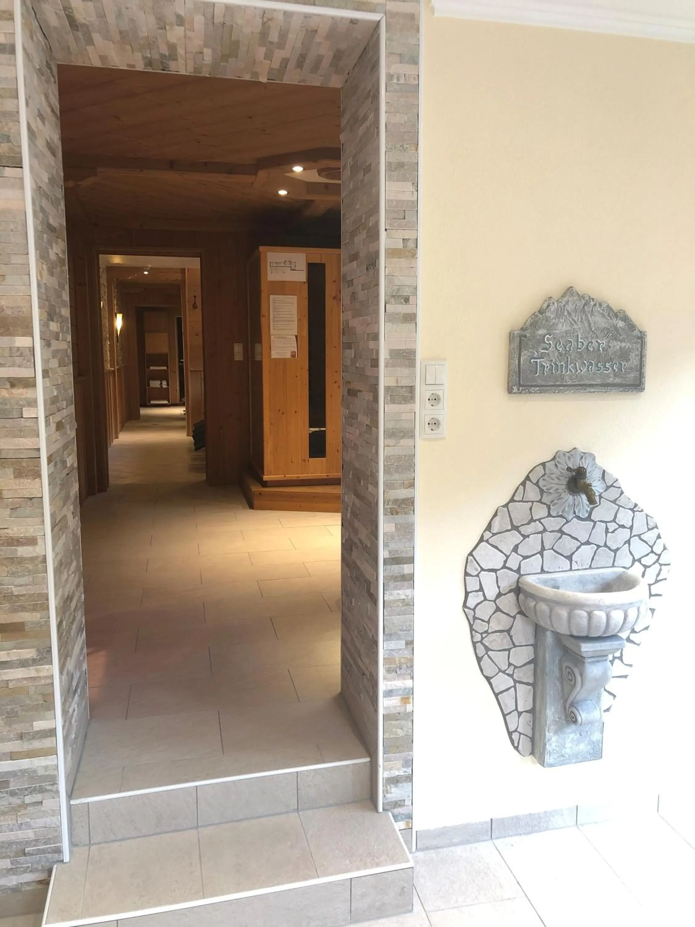 Sauna in Hotel Garni Bergwelt