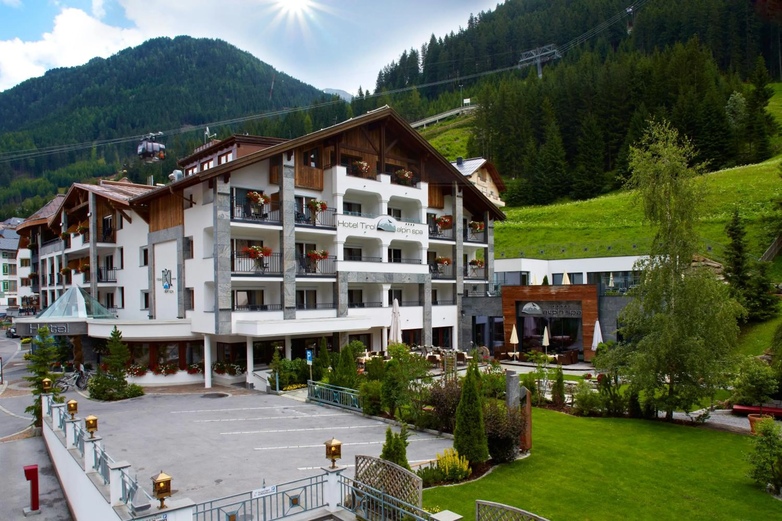 Property building in Hotel Tirol