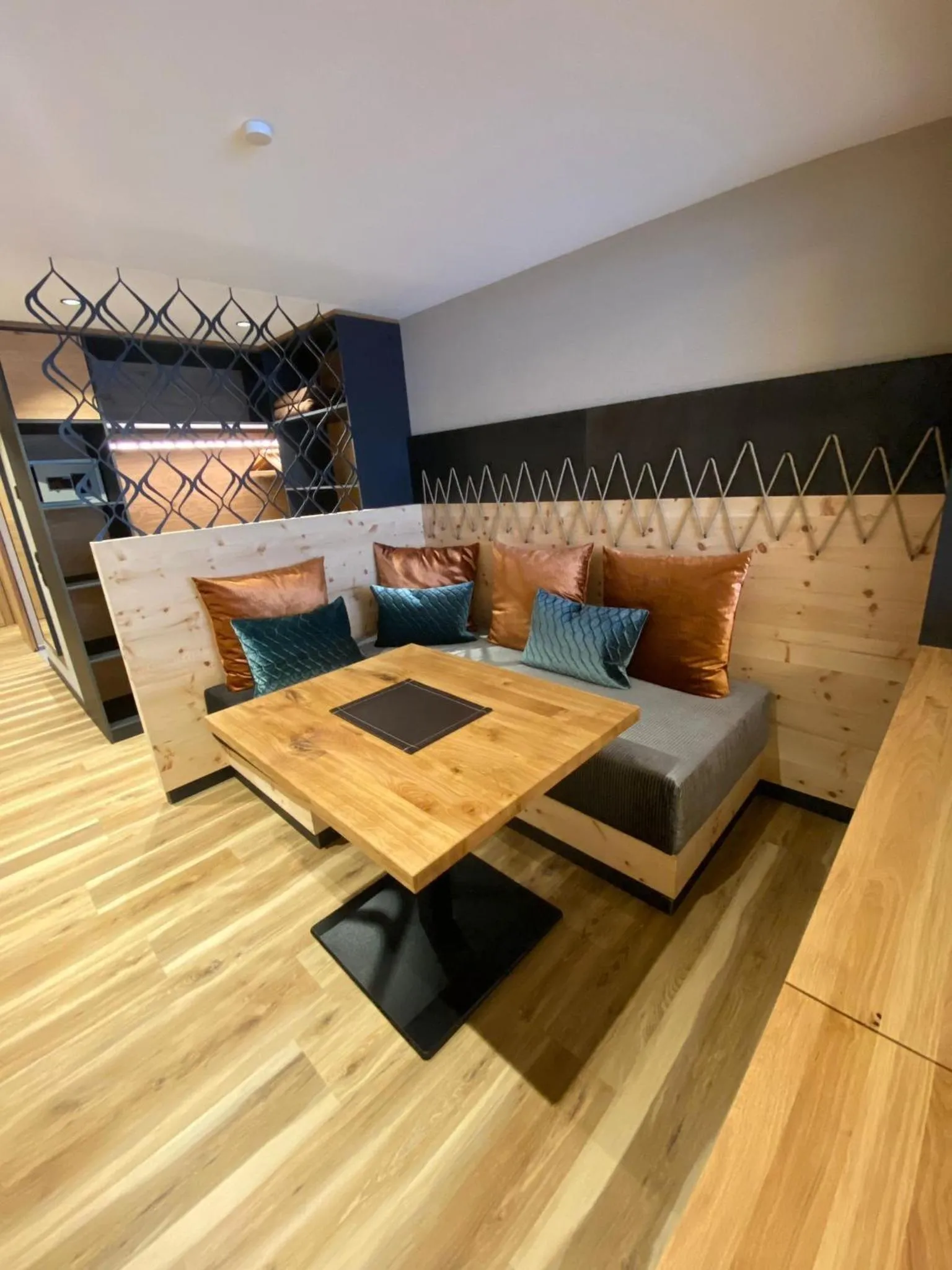 Seating area in Hotel Tirol