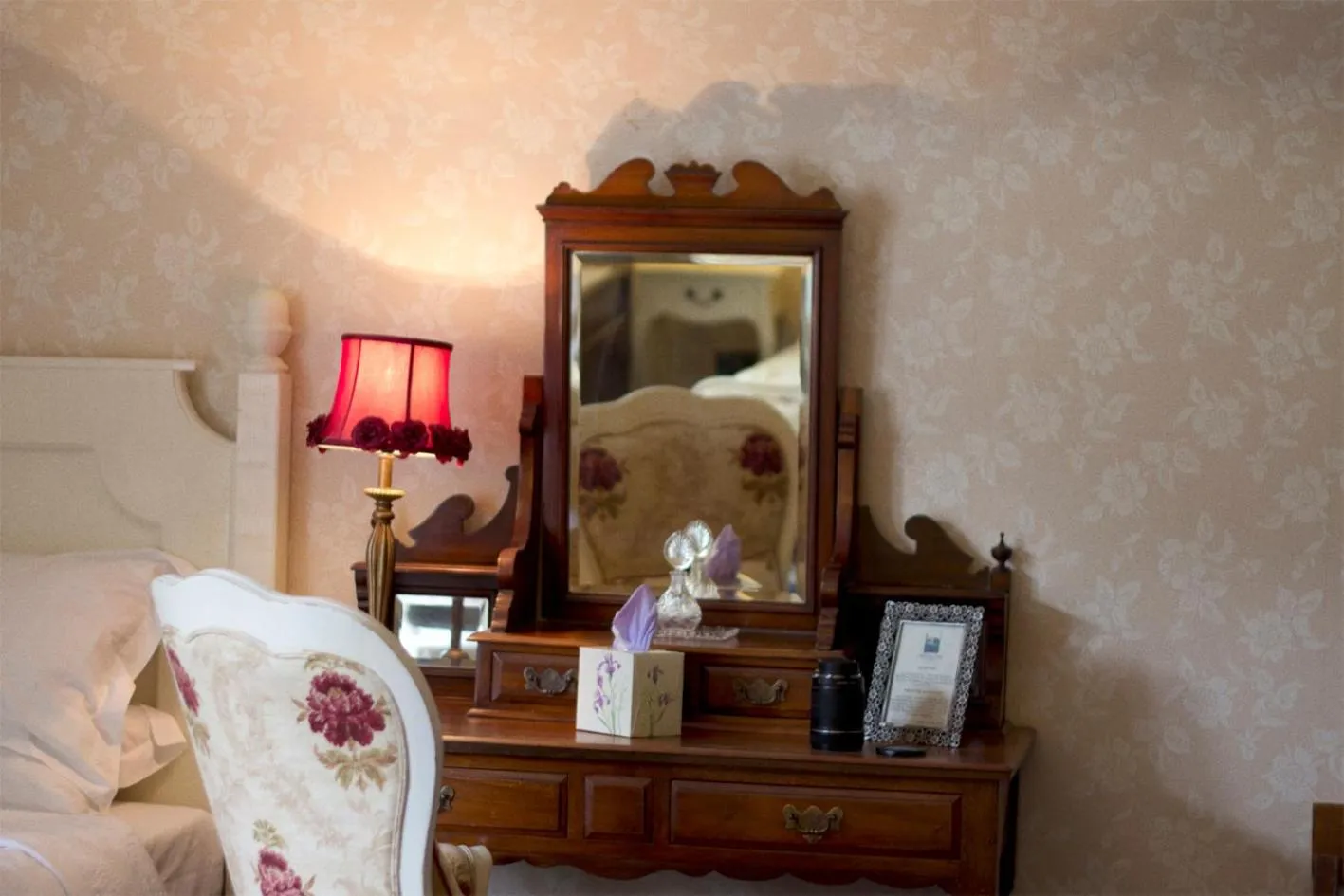 Bed in Corriegour Lodge Hotel